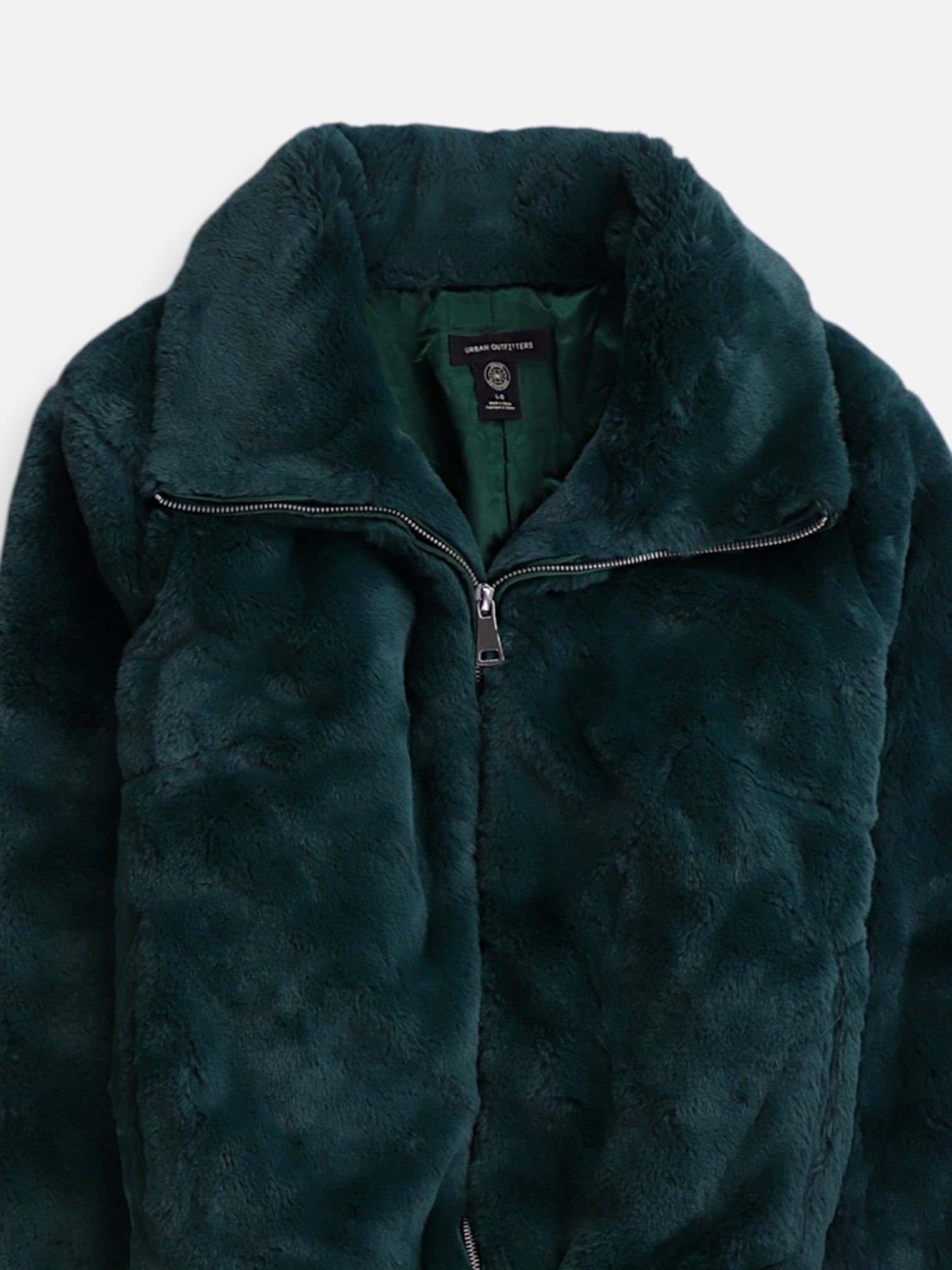 URBAN OUTFITTERS Chaqueta Casual Teddy - Mujer - Large