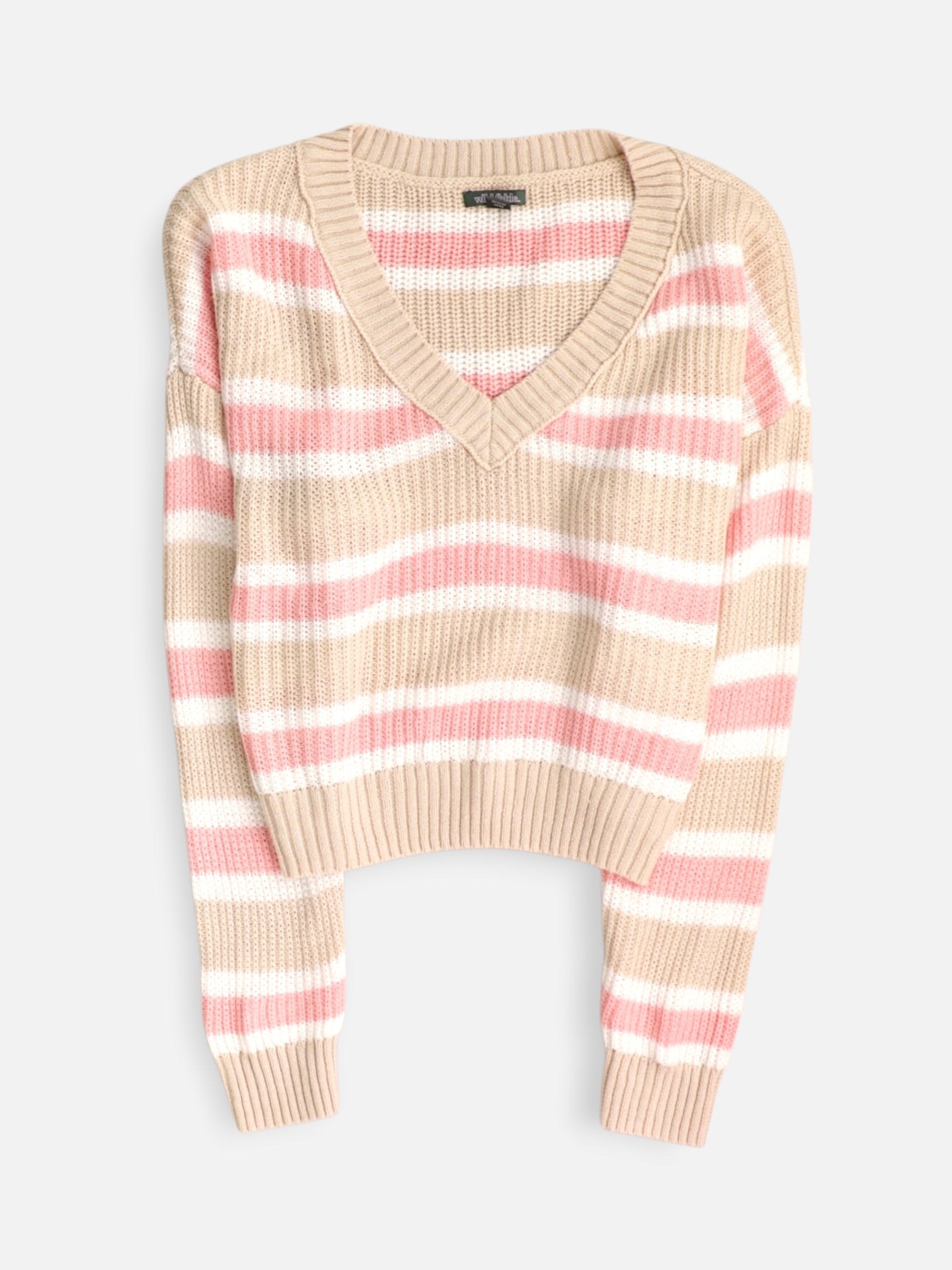 Wild Fable Sueter Knit Color Block - Mujer - Medium