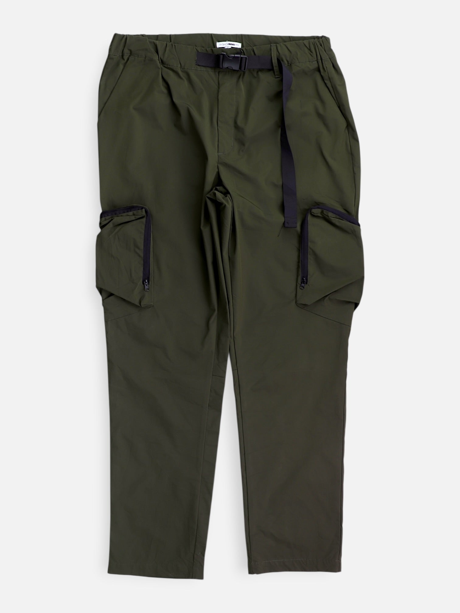 Fashionnova Pantalon Regular Fit Cargo - Hombre - Large
