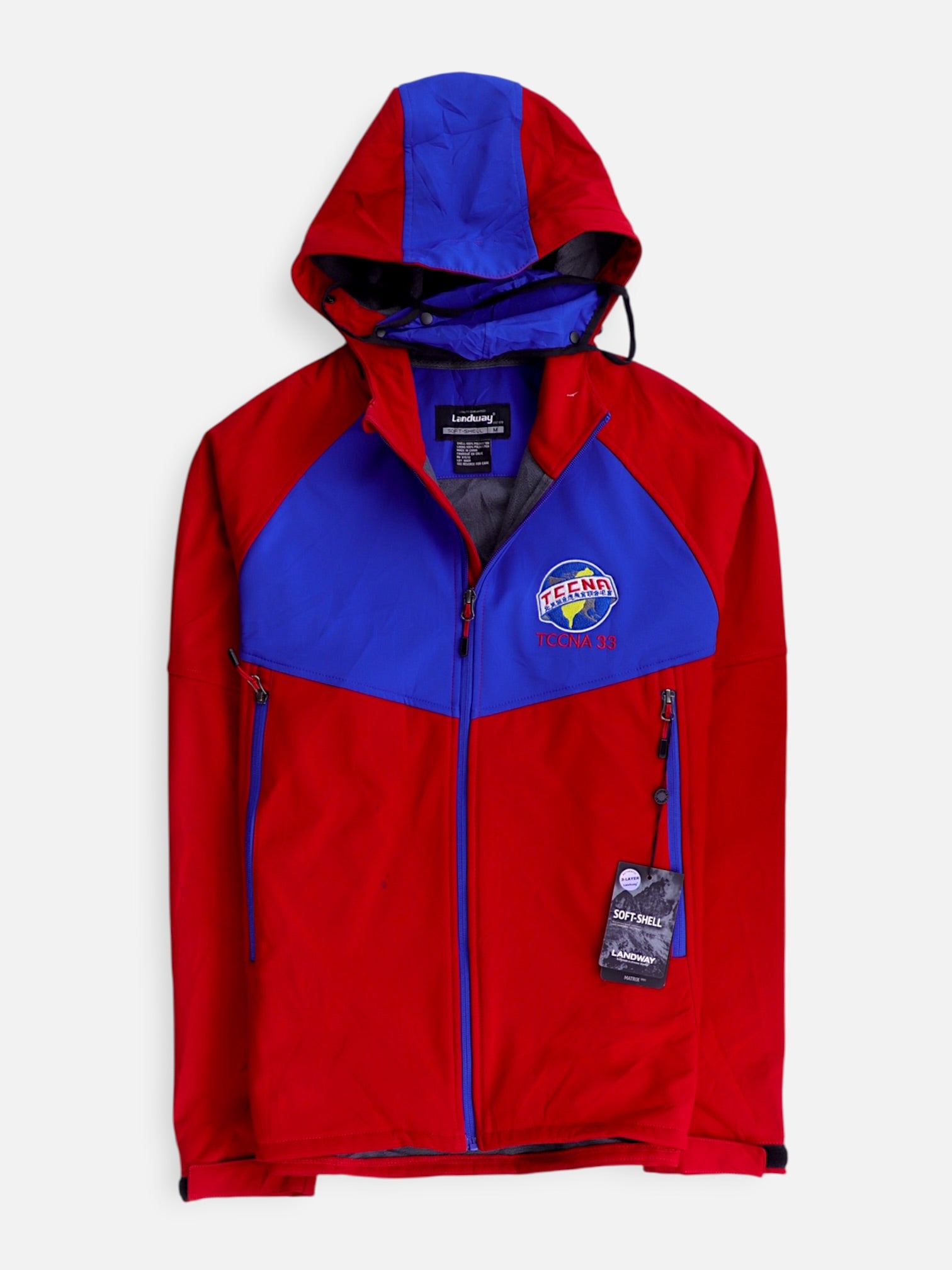 Sudadera Hoodie Color Block - Hombre - Medium