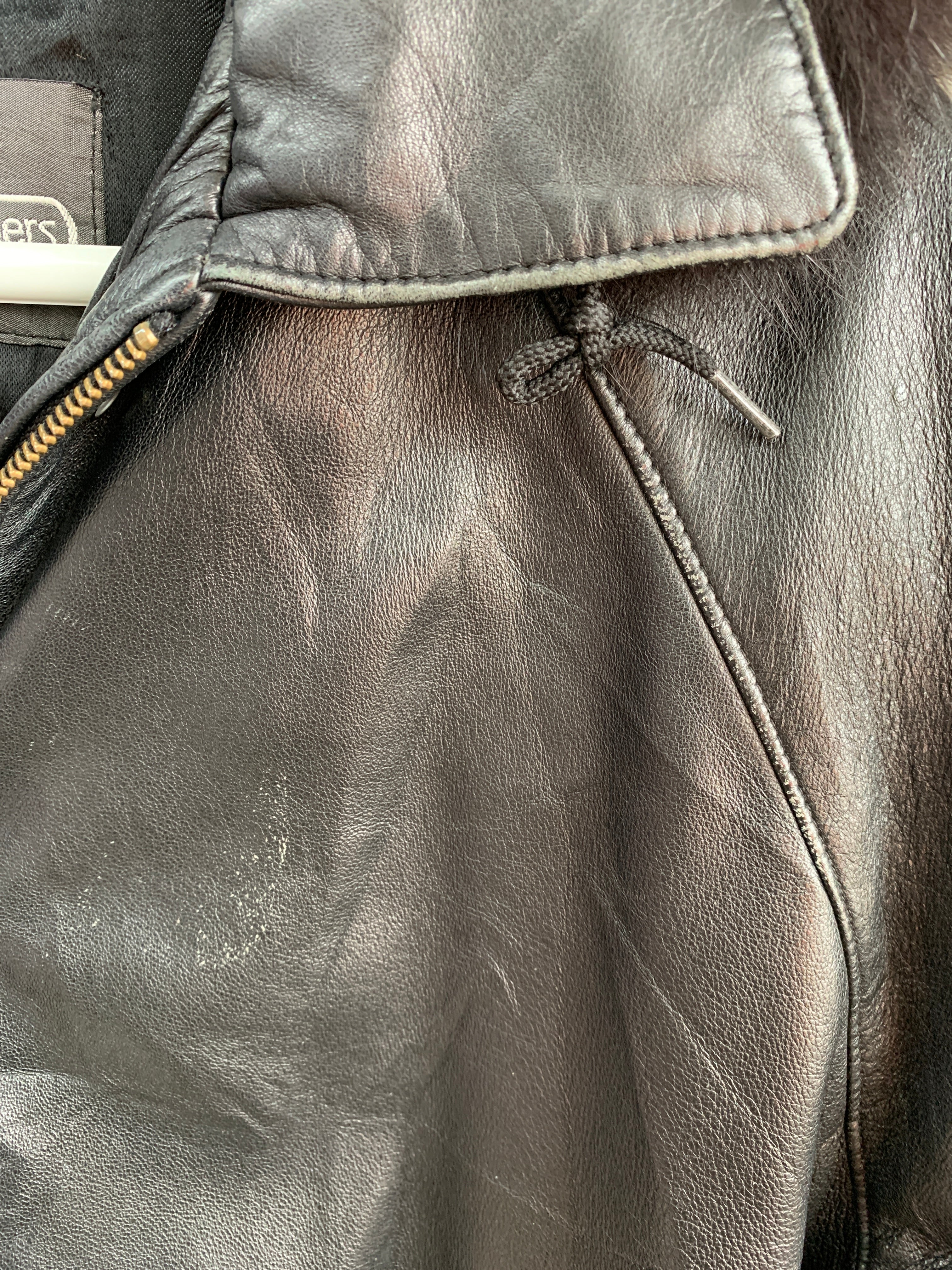 Chaqueta Cazadora Cuero - Hombre - Medium