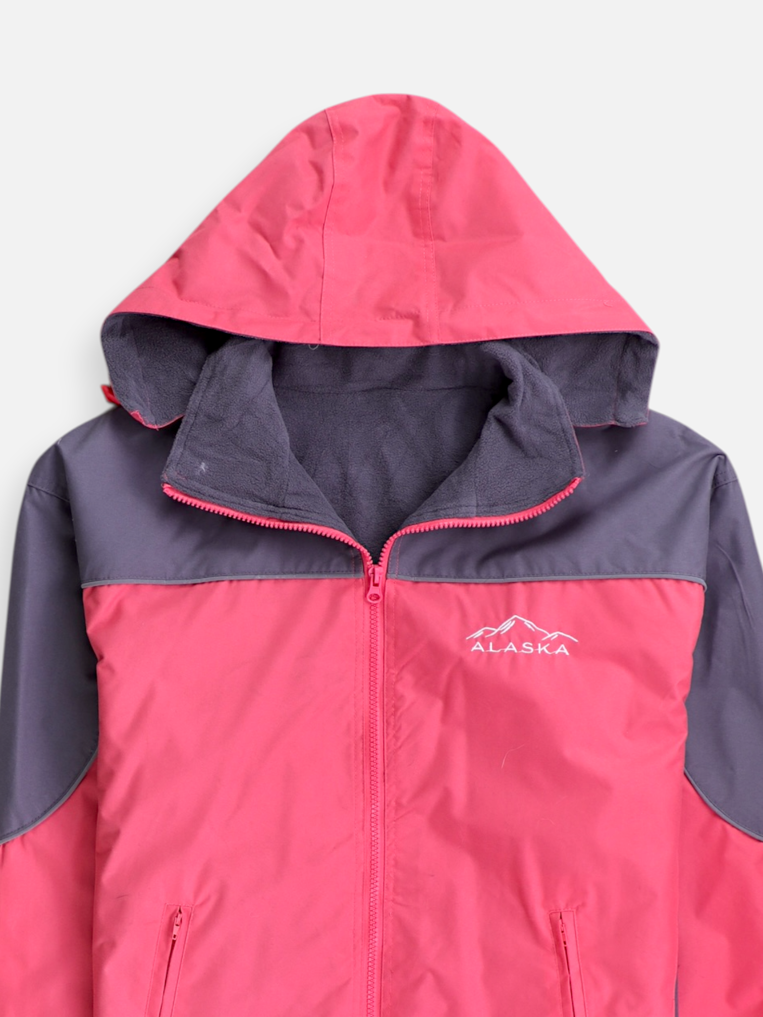 Chaqueta Impermeable Color Block - Mujer - XS