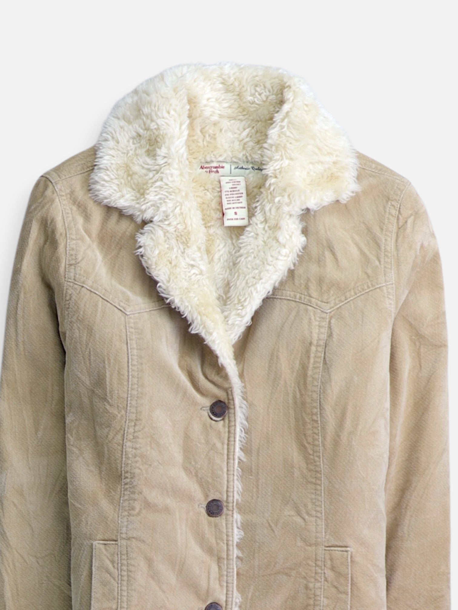 Abercrombie & Fitch Chaqueta Casual Basic - Mujer - Small