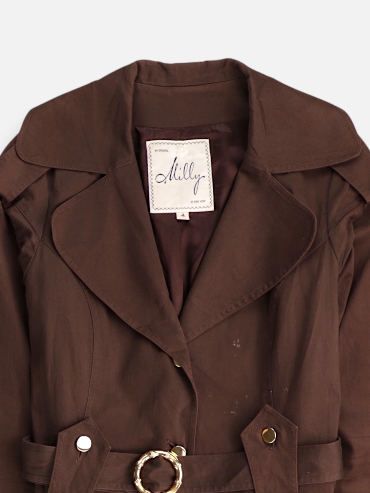 Abrigo Single breasted trench Casual - Mujer - 4