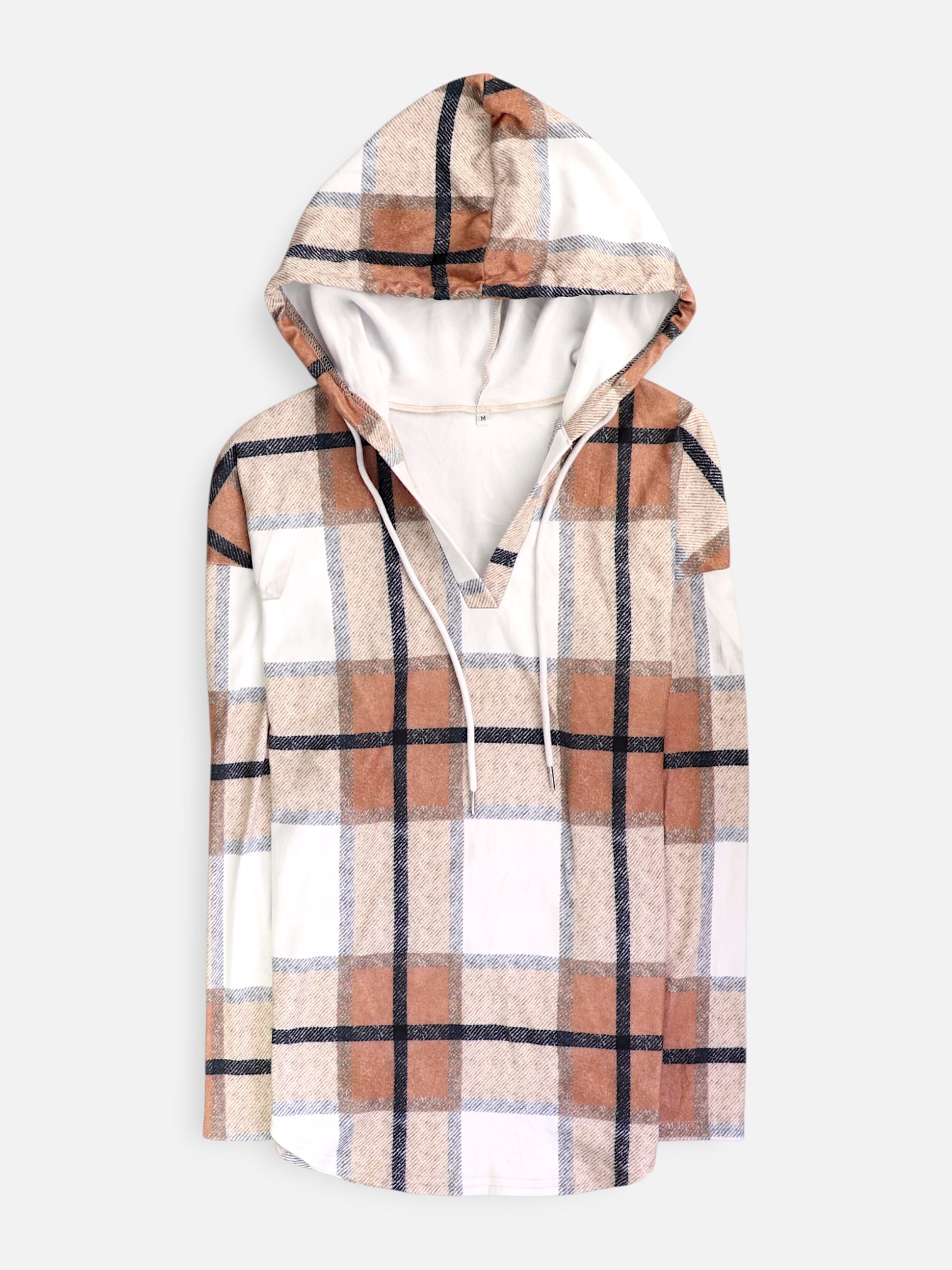 Sudadera Hoodie Color Block - Mujer - mediun