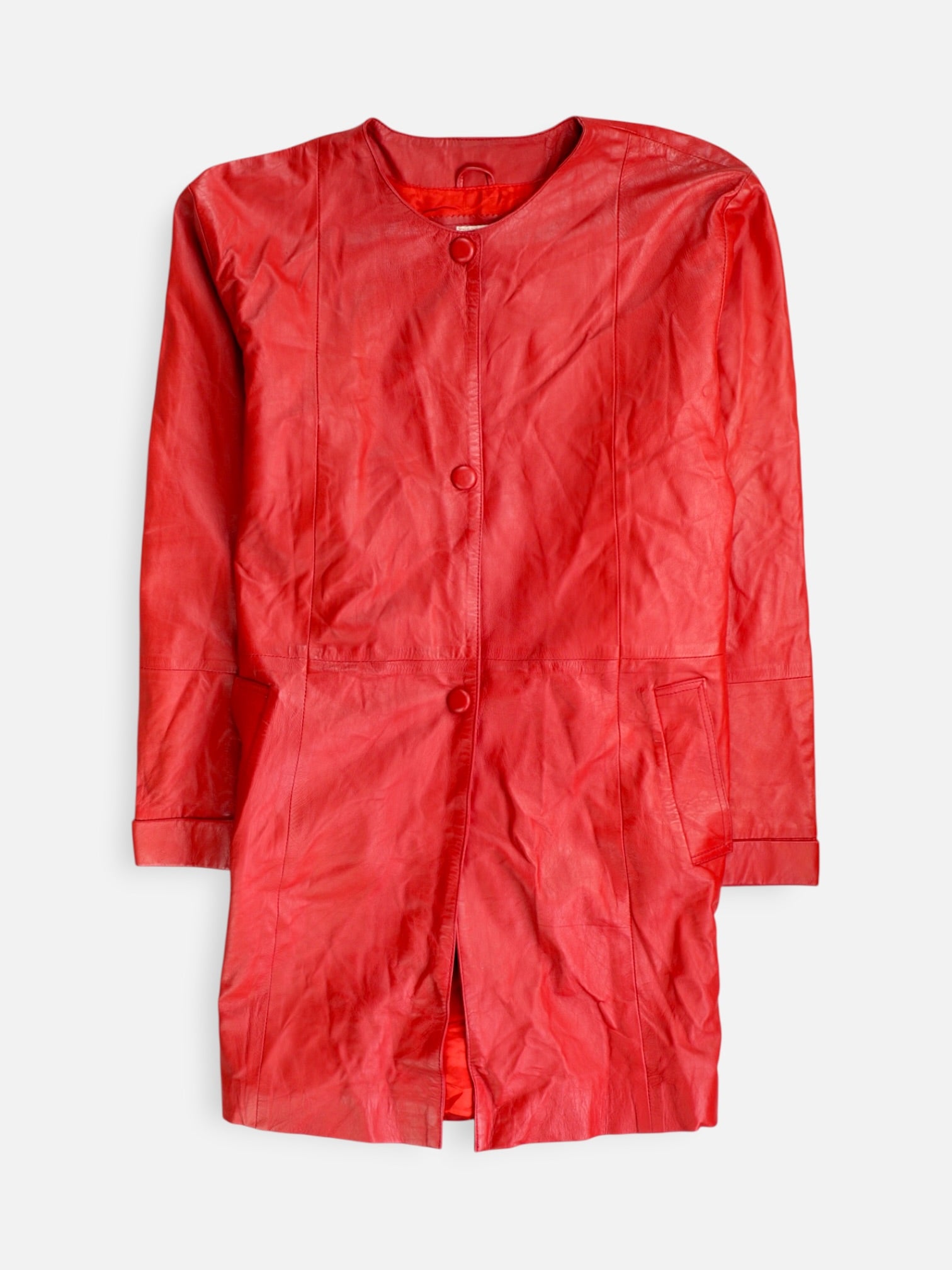Abrigo Casual Cuero - Mujer - XL