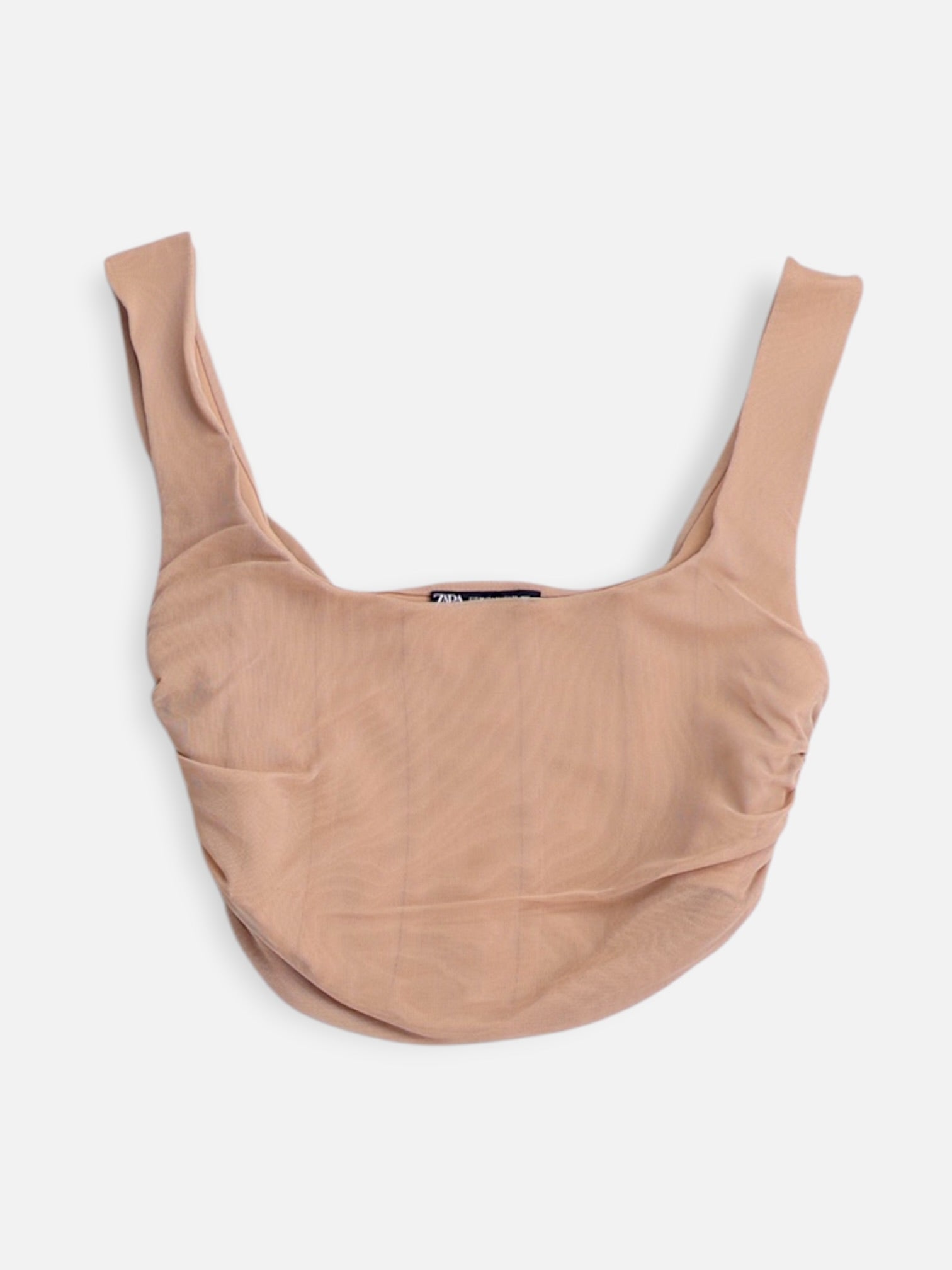 ZARA Blusa Crop Top - Mujer - Medium