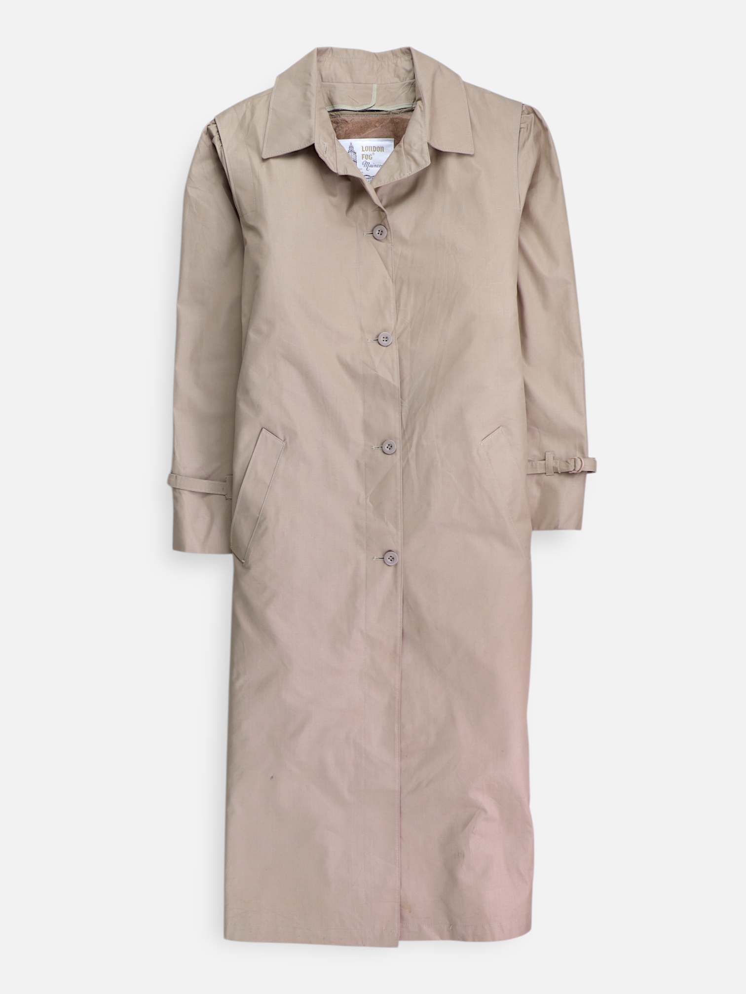 LONDON FOG Abrigo Single breasted trench Casual - Mujer - 14R
