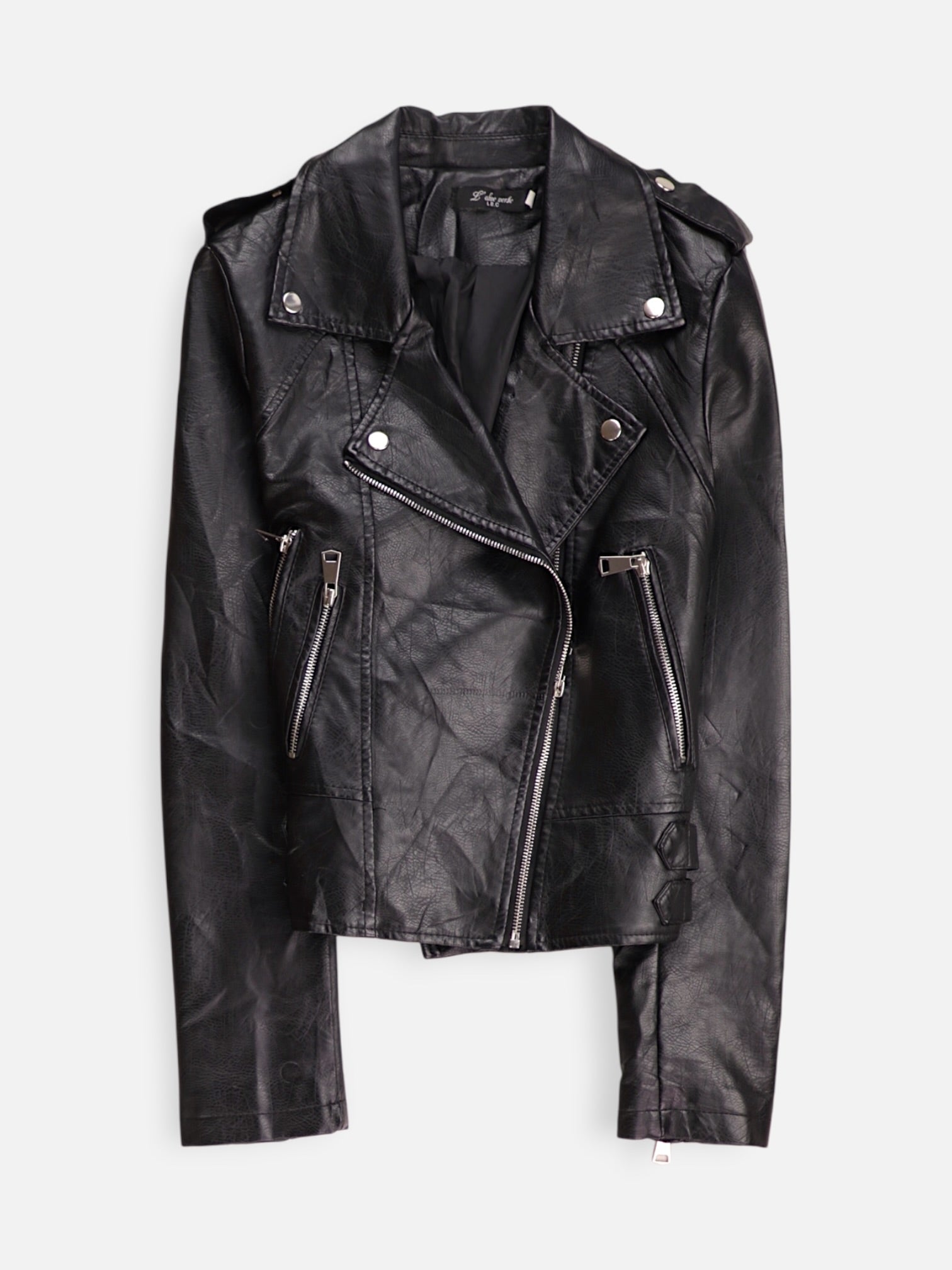 Chaqueta Motera Cuero - Mujer - 2
