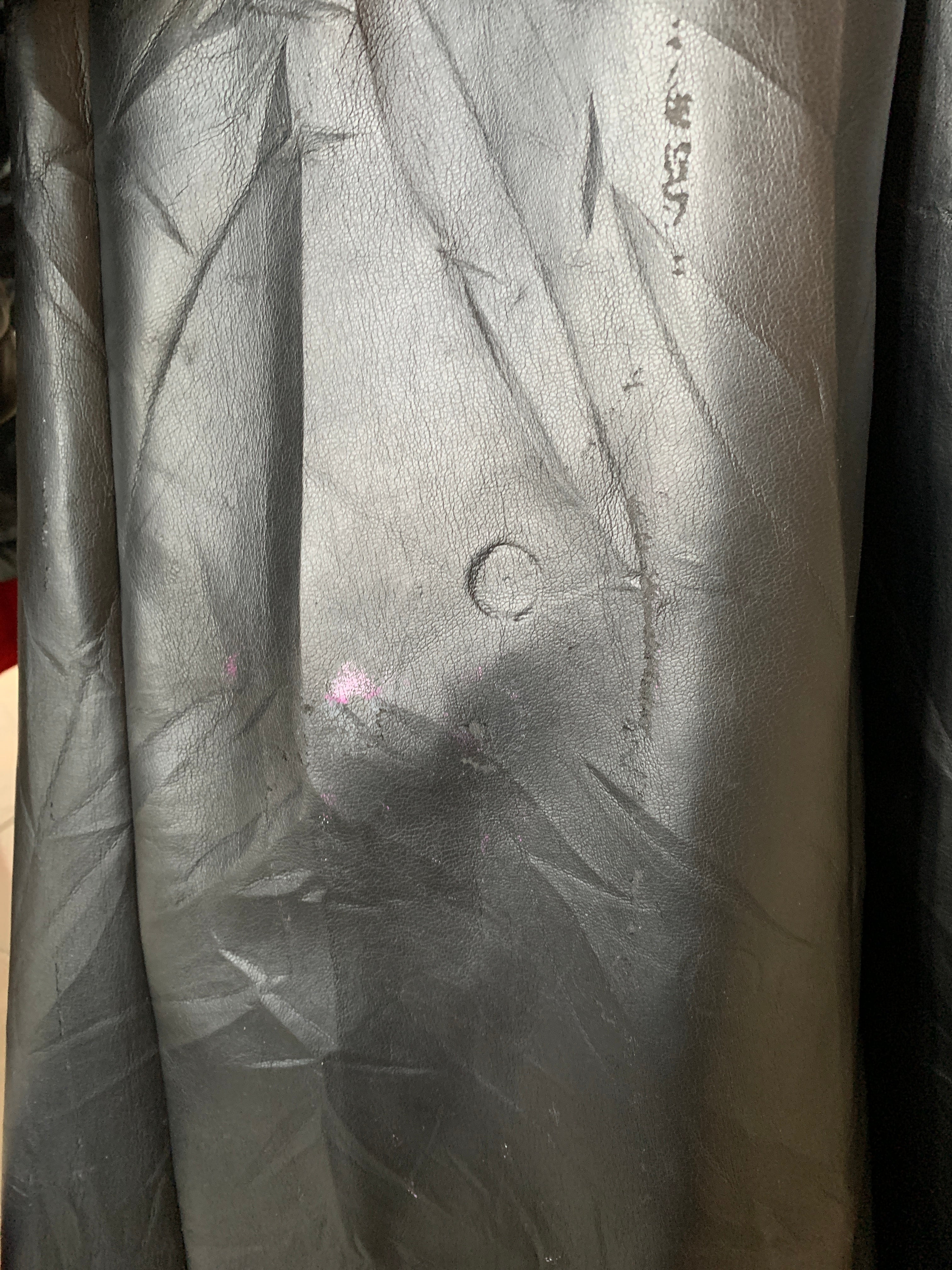 Abrigo Single breasted trench Cuero - Mujer - Large