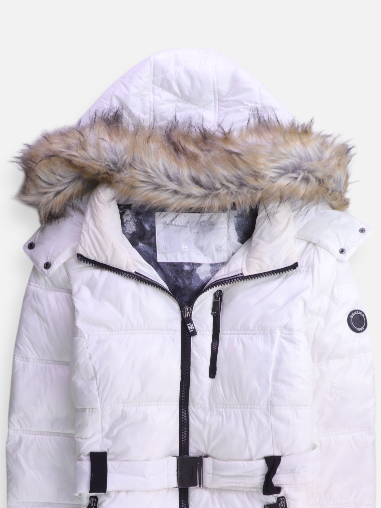 Nautica Abrigo Impermeable Puffer - Mujer - XL