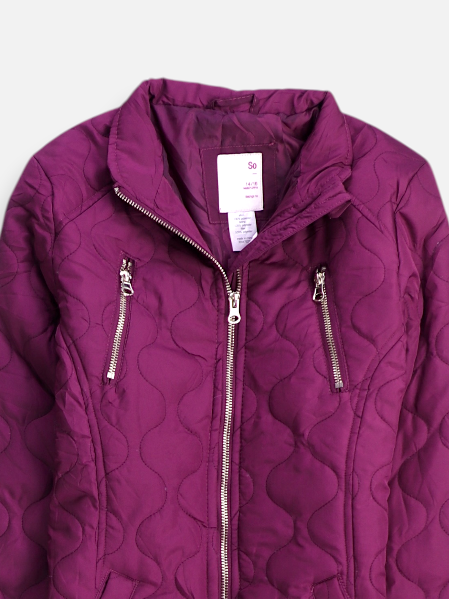 Chaqueta Puffer Fleece - Niña - Small - 14-16Y (Años)
