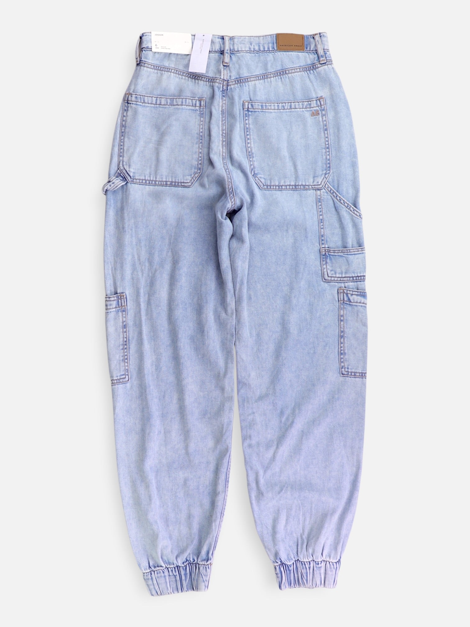 American Eagle Jean Regular Fit Cargo - Mujer - 6