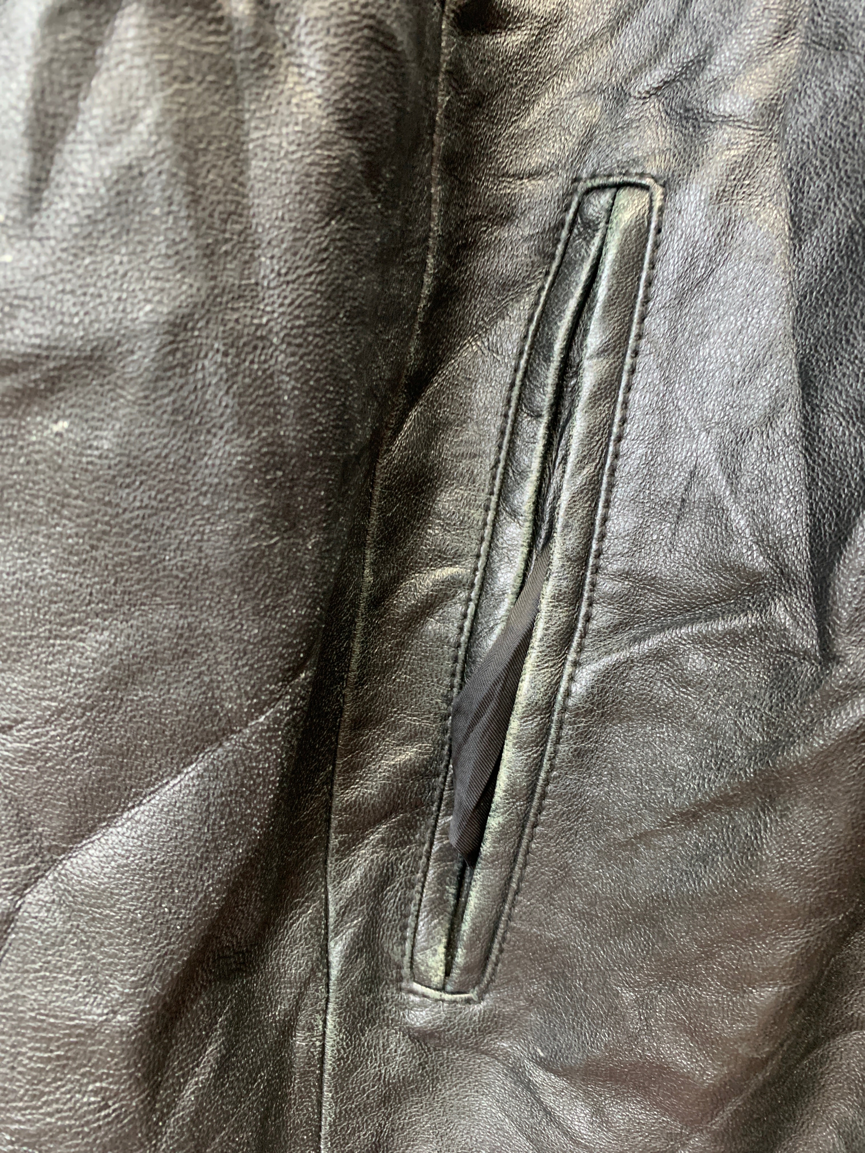 Chaqueta Casual Cuero - Hombre - Large