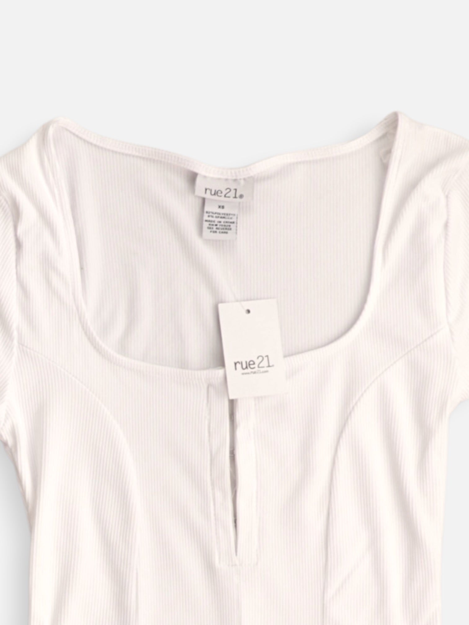 Forever 21 Blusa Crop Top - Mujer - XS
