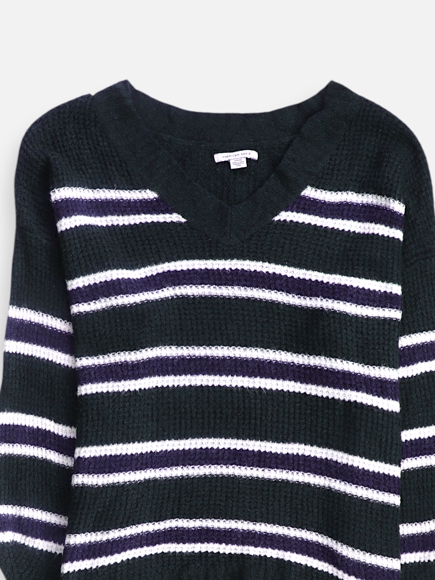 American Eagle Sueter Color Block - Mujer - Small