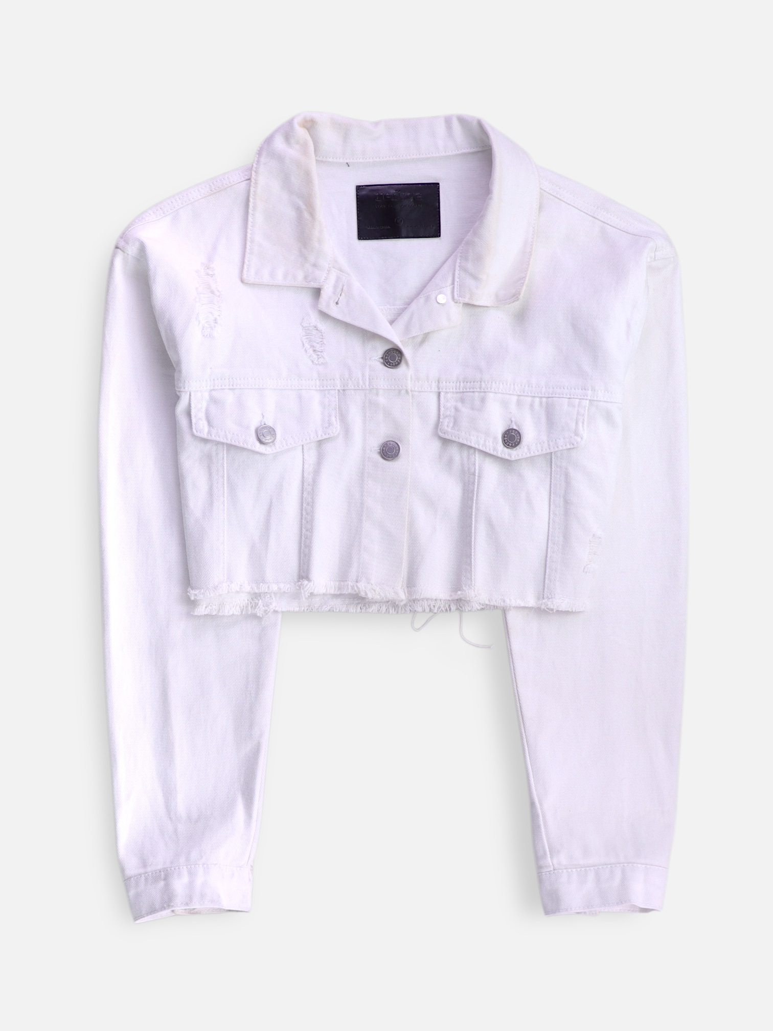 Chaqueta Denim  Crop Top - Mujer - Medium