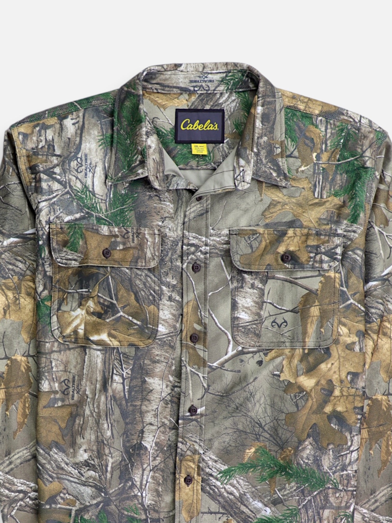 CABELA'S Camisa Camuflaje - Hombre - 2XL
