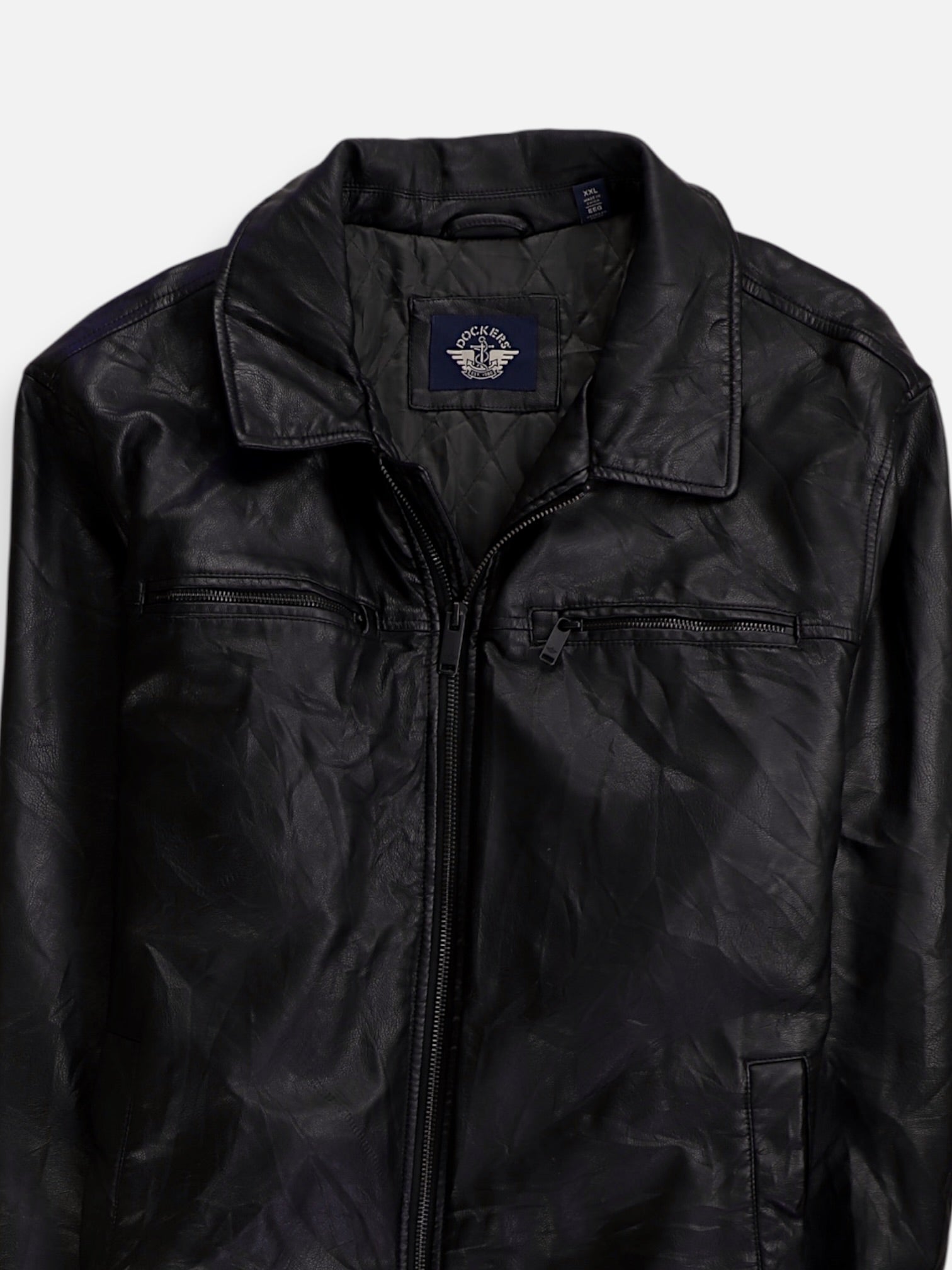 Dockers Chaqueta Casual Cuero - Hombre - 2XL