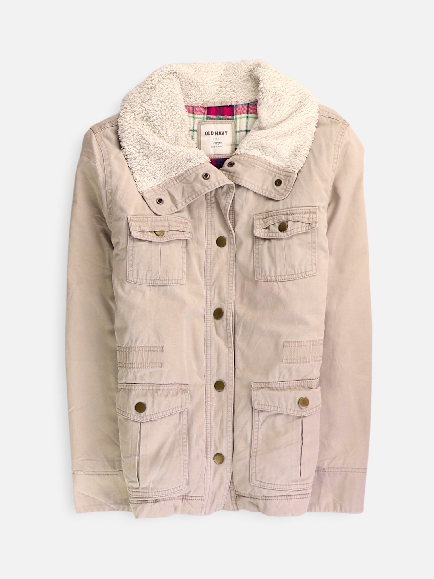 Old Navy Chaqueta Casual Cazadora - Mujer - Large