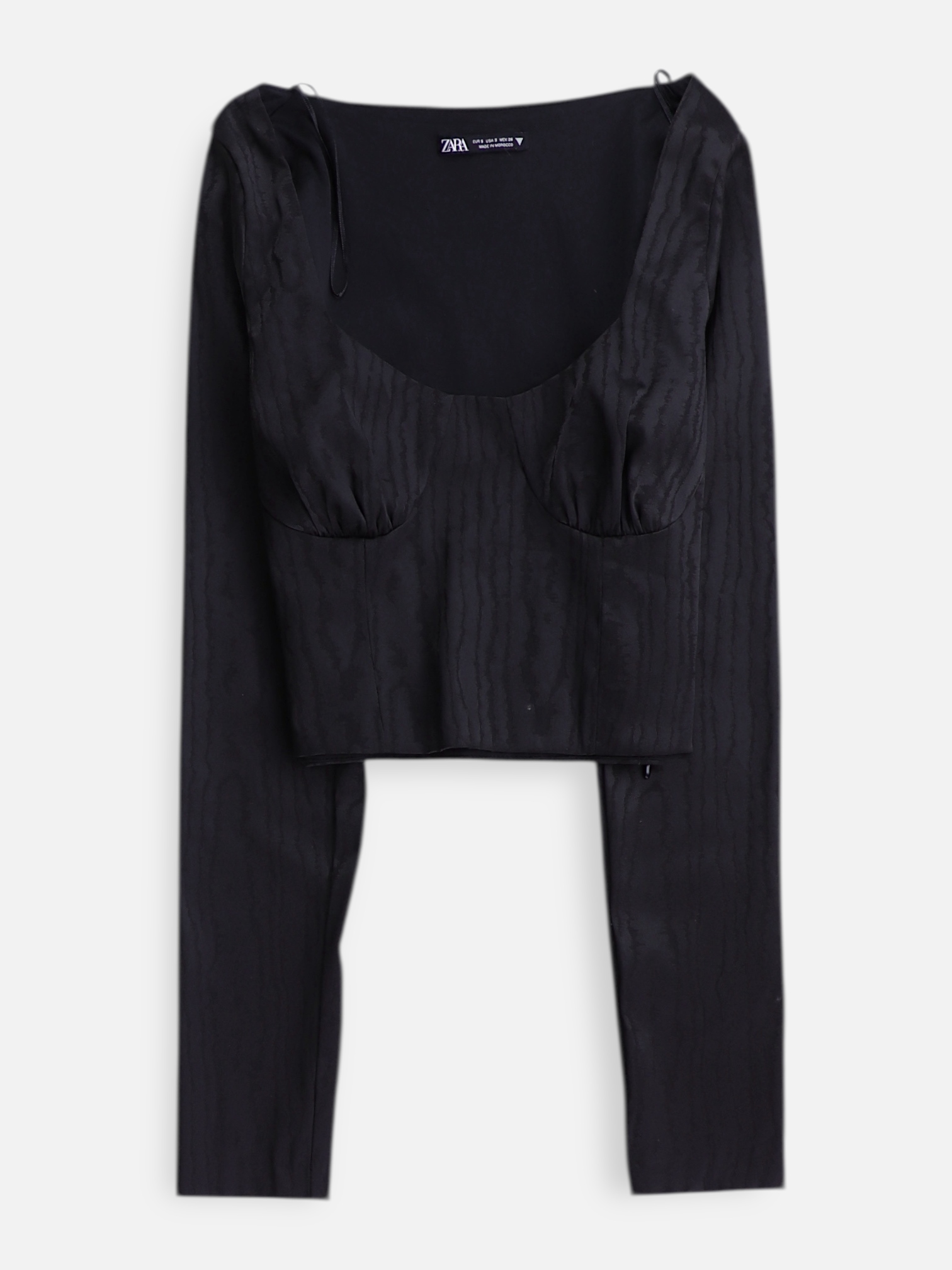 ZARA Blusa Crop Top - Mujer - Small