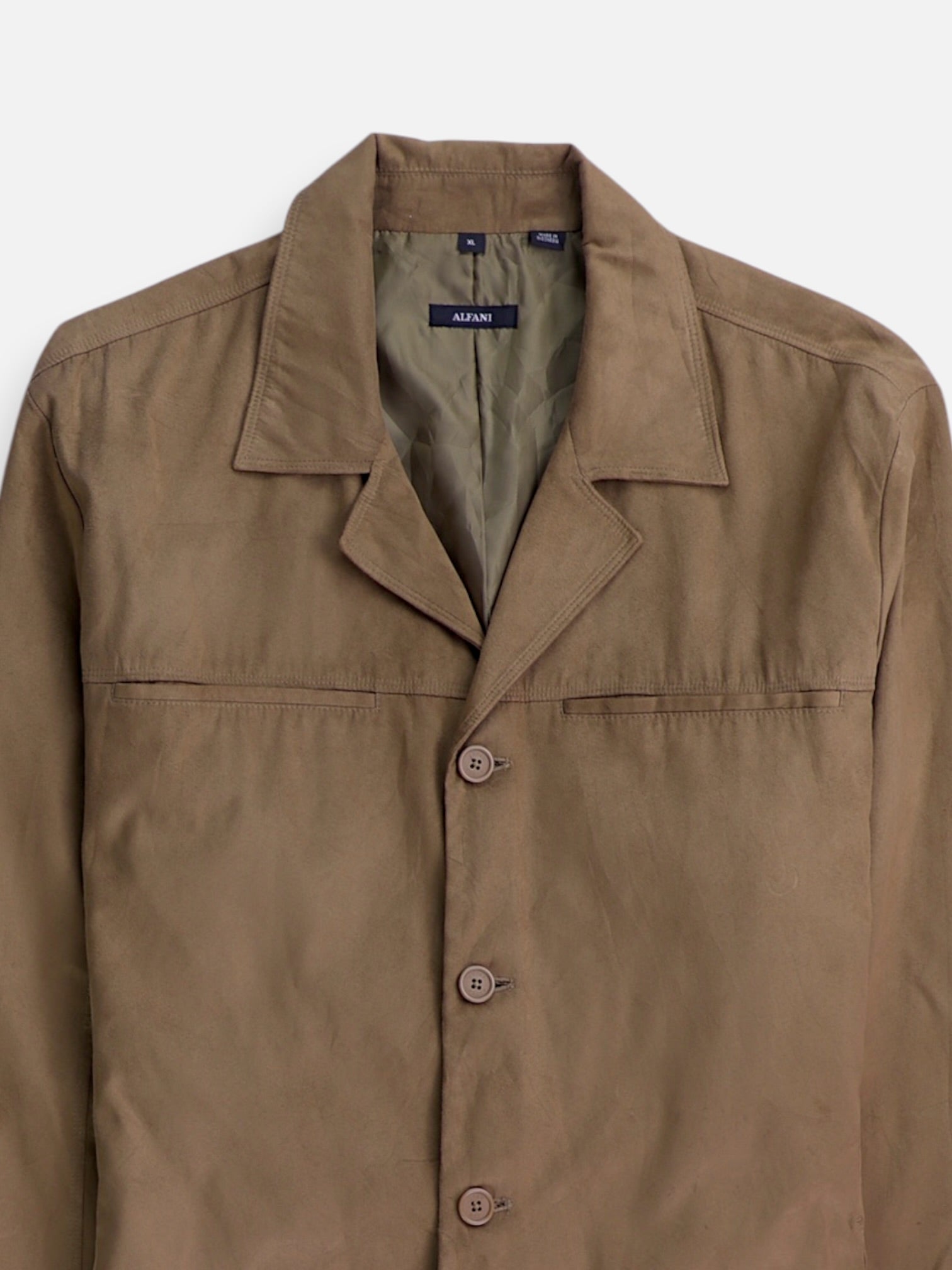 ALFANI Chaqueta Casual Suede - Hombre - XL