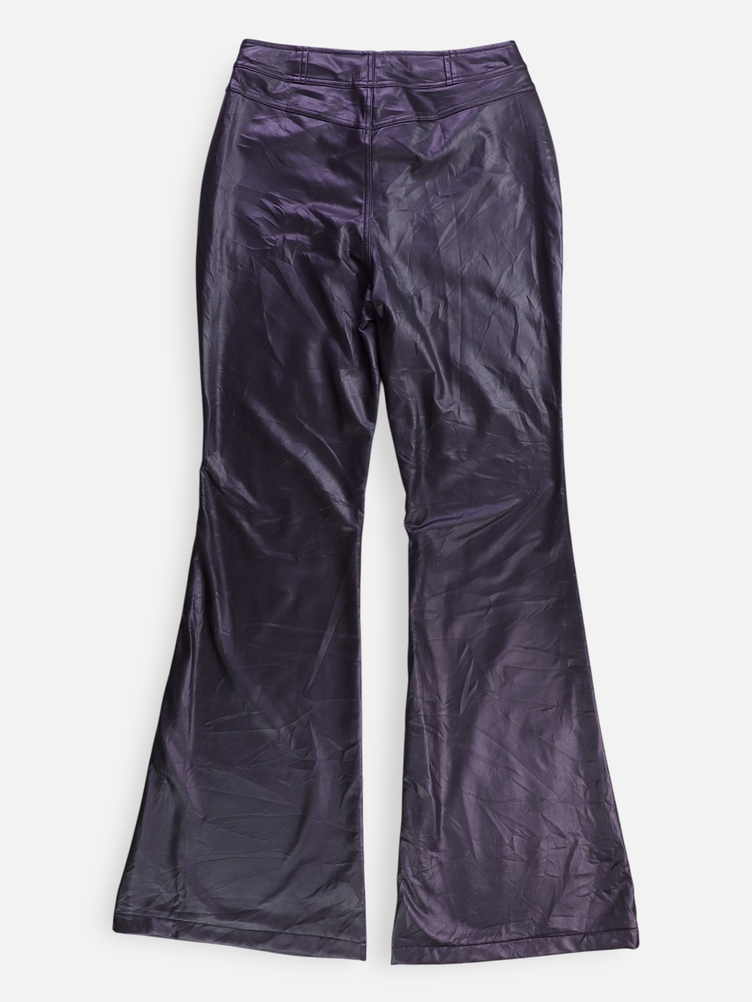 Fashionnova Pantalon Flare Fit Cuero - Mujer - Medium