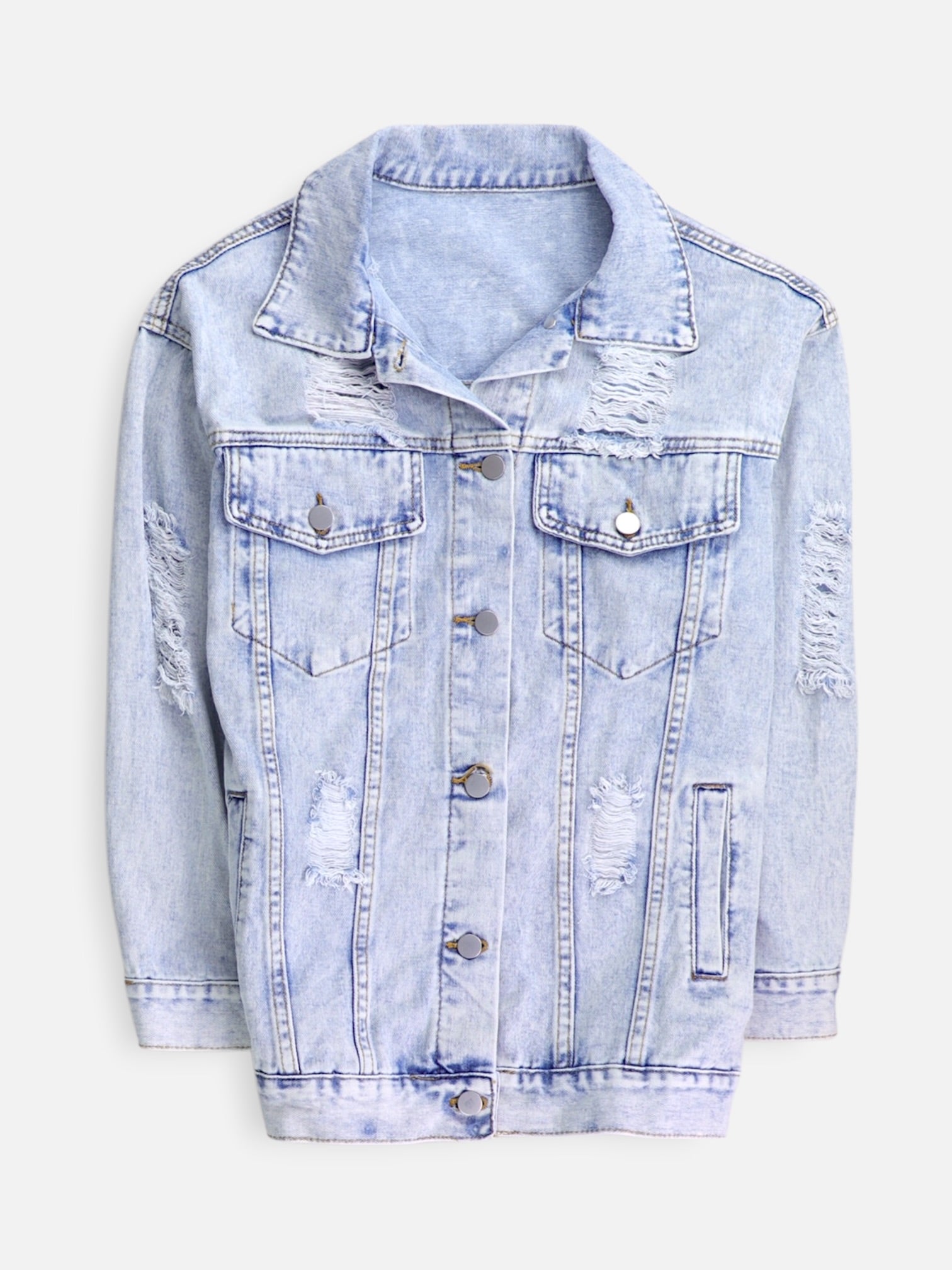 Chaqueta Denim Basic - Mujer - Small