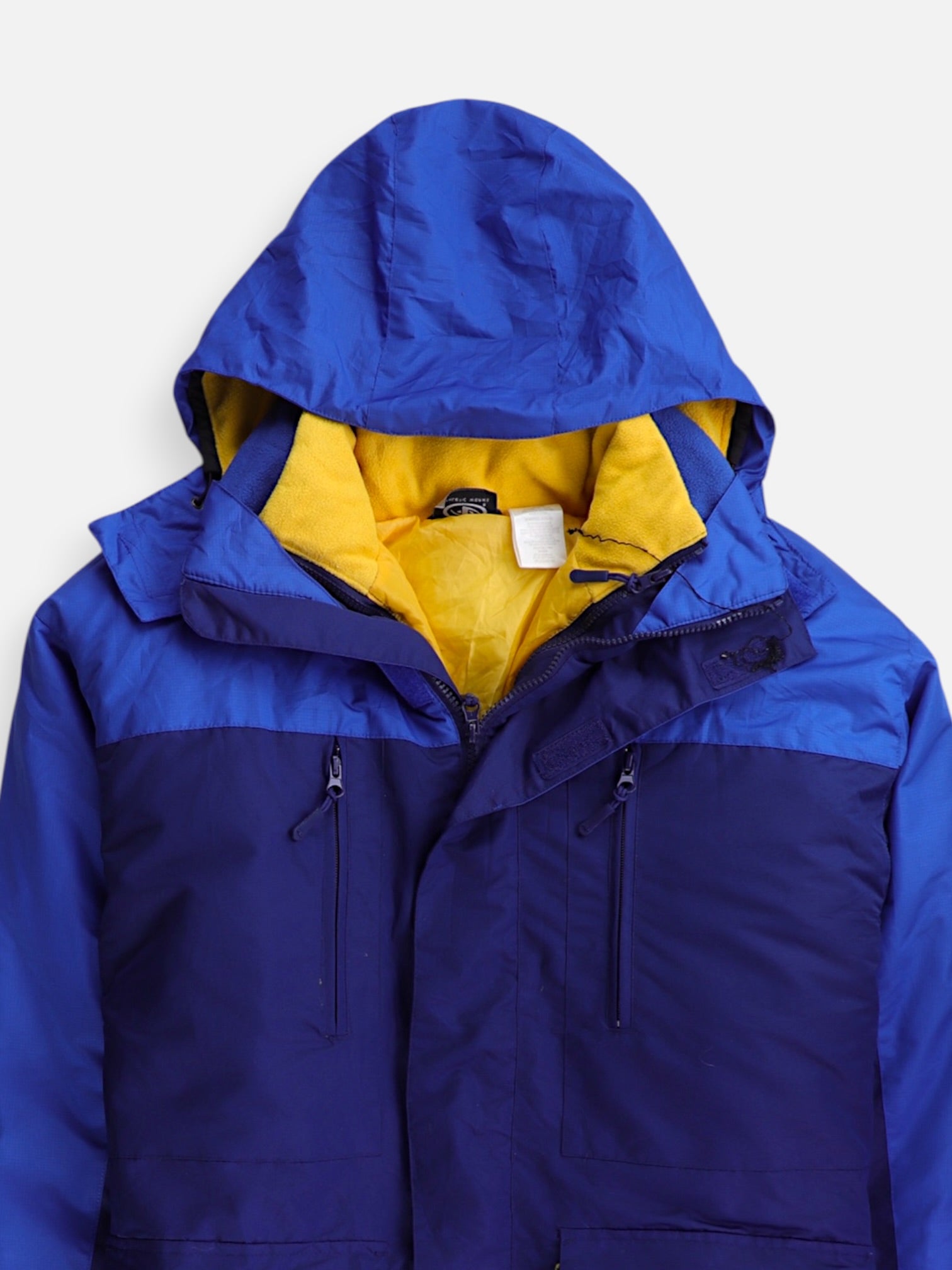 Chaqueta Impermeable Color Block - Hombre - Medium