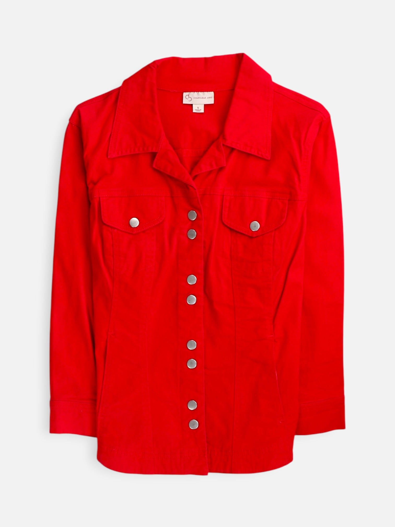 Chaqueta Denim Basic - Mujer - Small