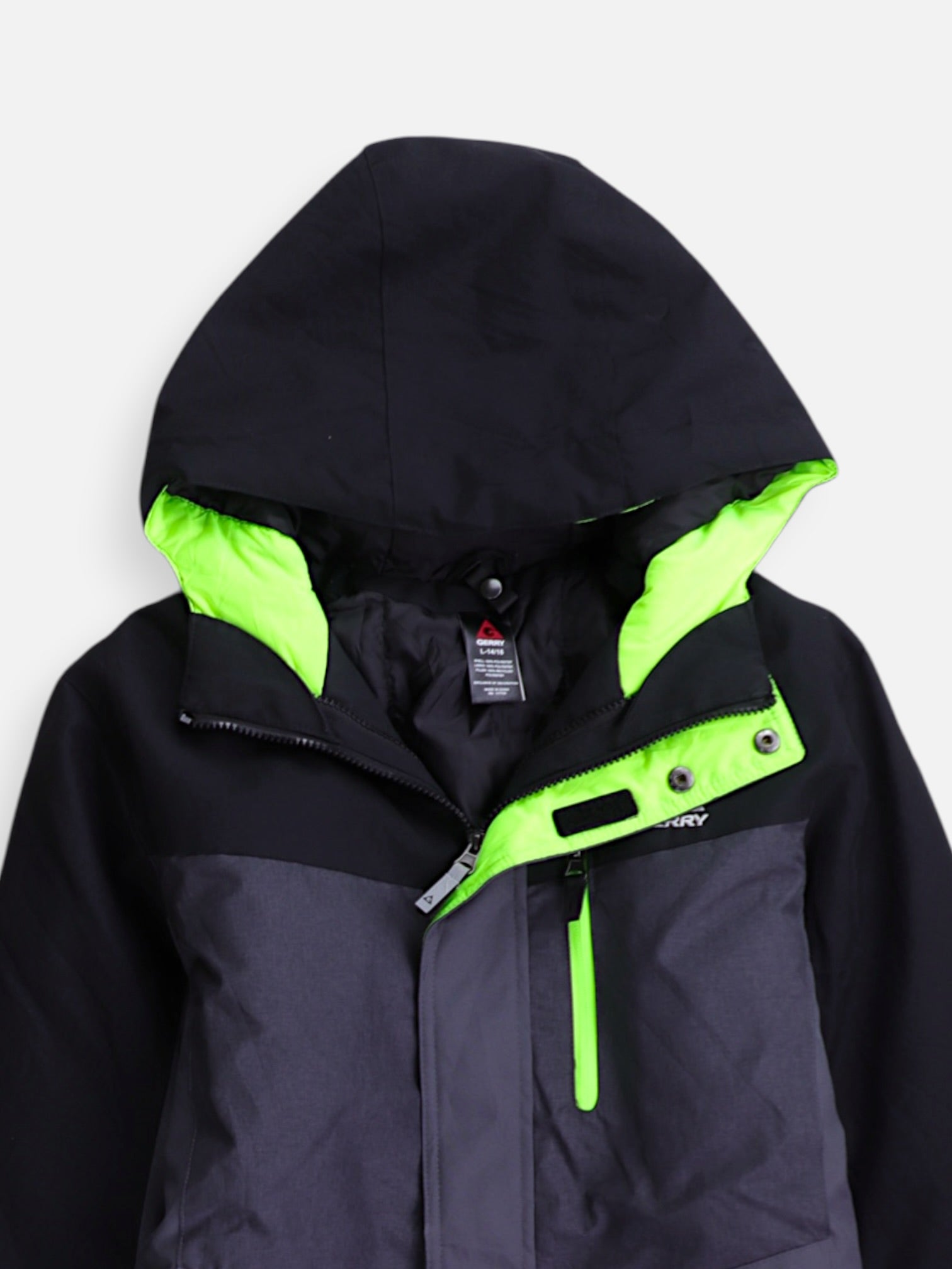 GERRY Chaqueta Impermeable Color Block - Niño - Large - 14-16Y (Años)