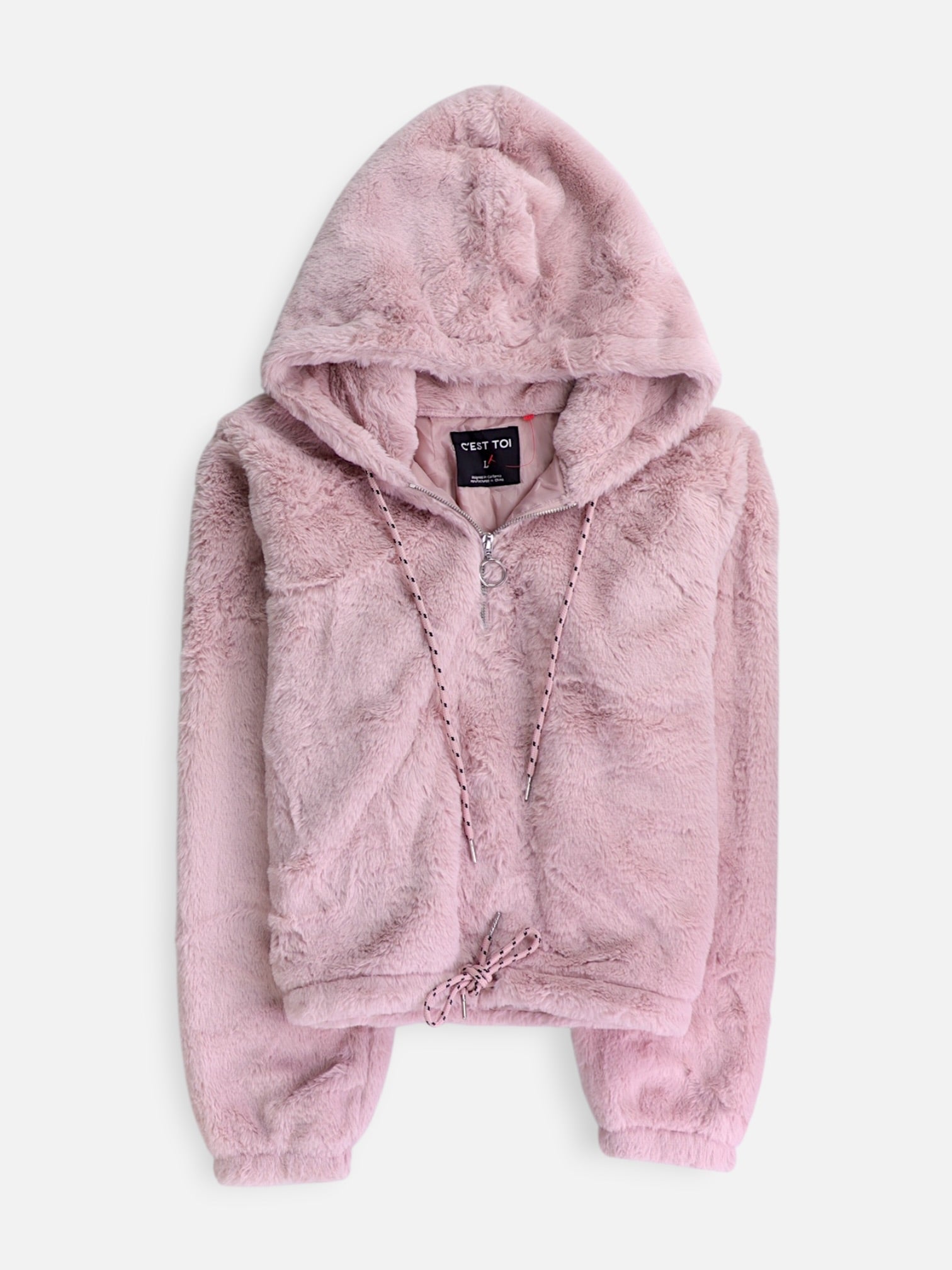 Sudadera Hoodie Teddy - Mujer - Large
