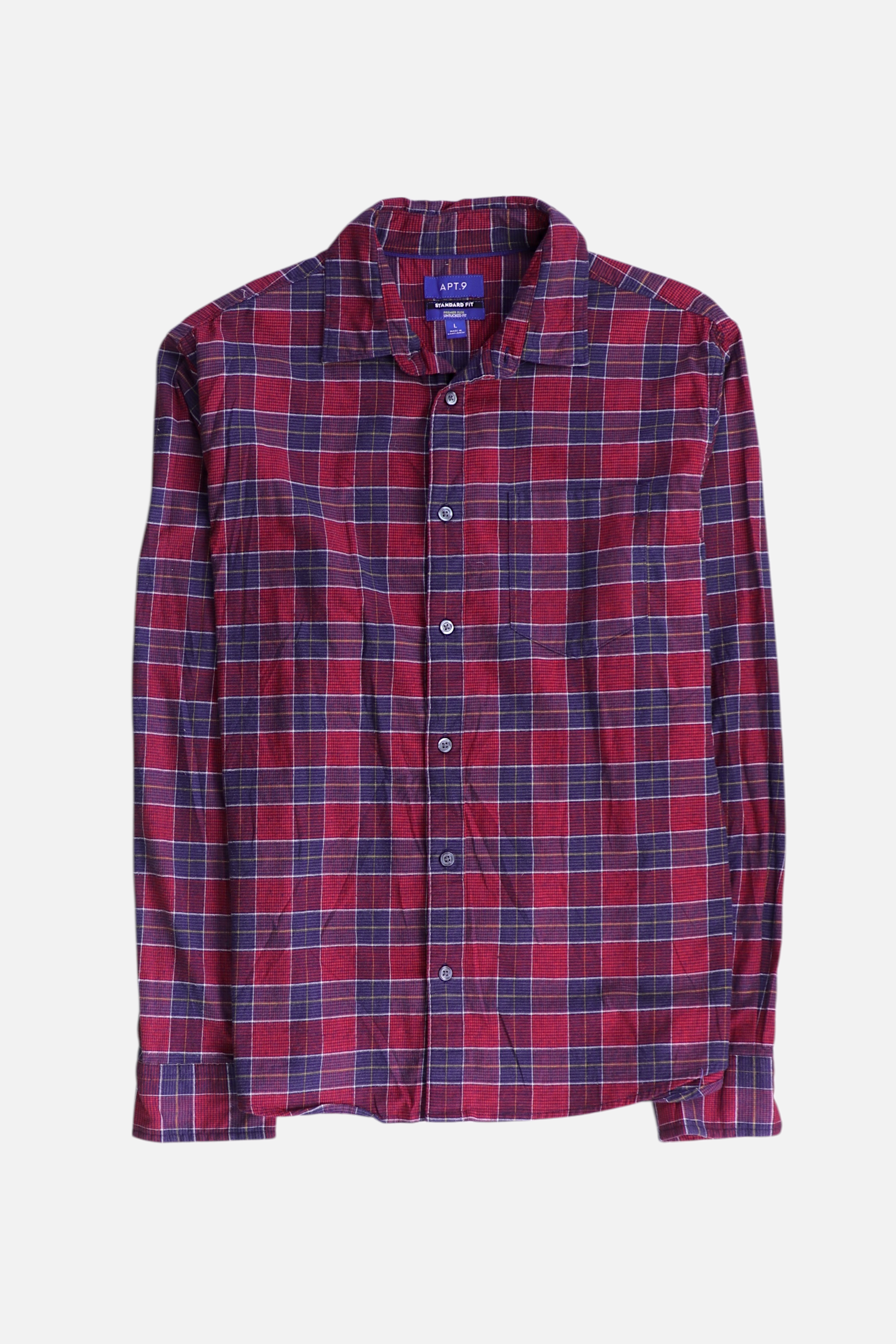 APT.9 Camisa Casual - Hombre - Large