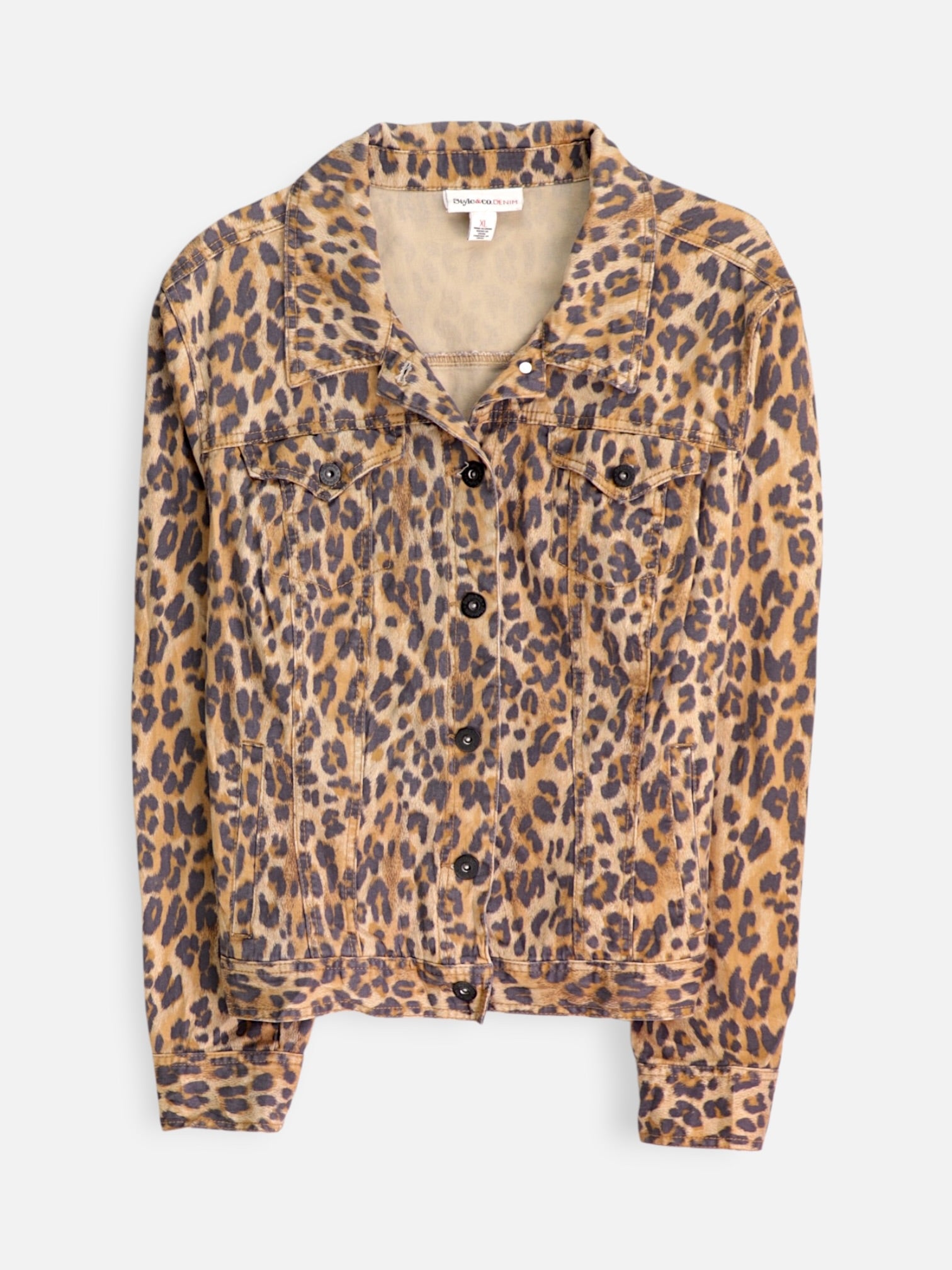 Chaqueta Denim Animal Print - Mujer - XL