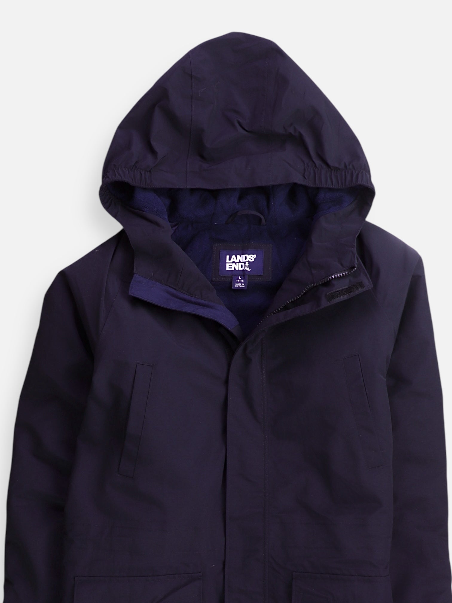 LANDS END Chaqueta Cazadora Impermeable - Niño - Large - 14-16Y (Años)