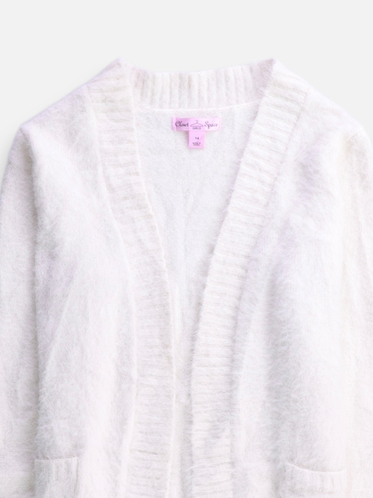 Sueter Cardigan Casual - Niña - Small - 13-14Y (Años)