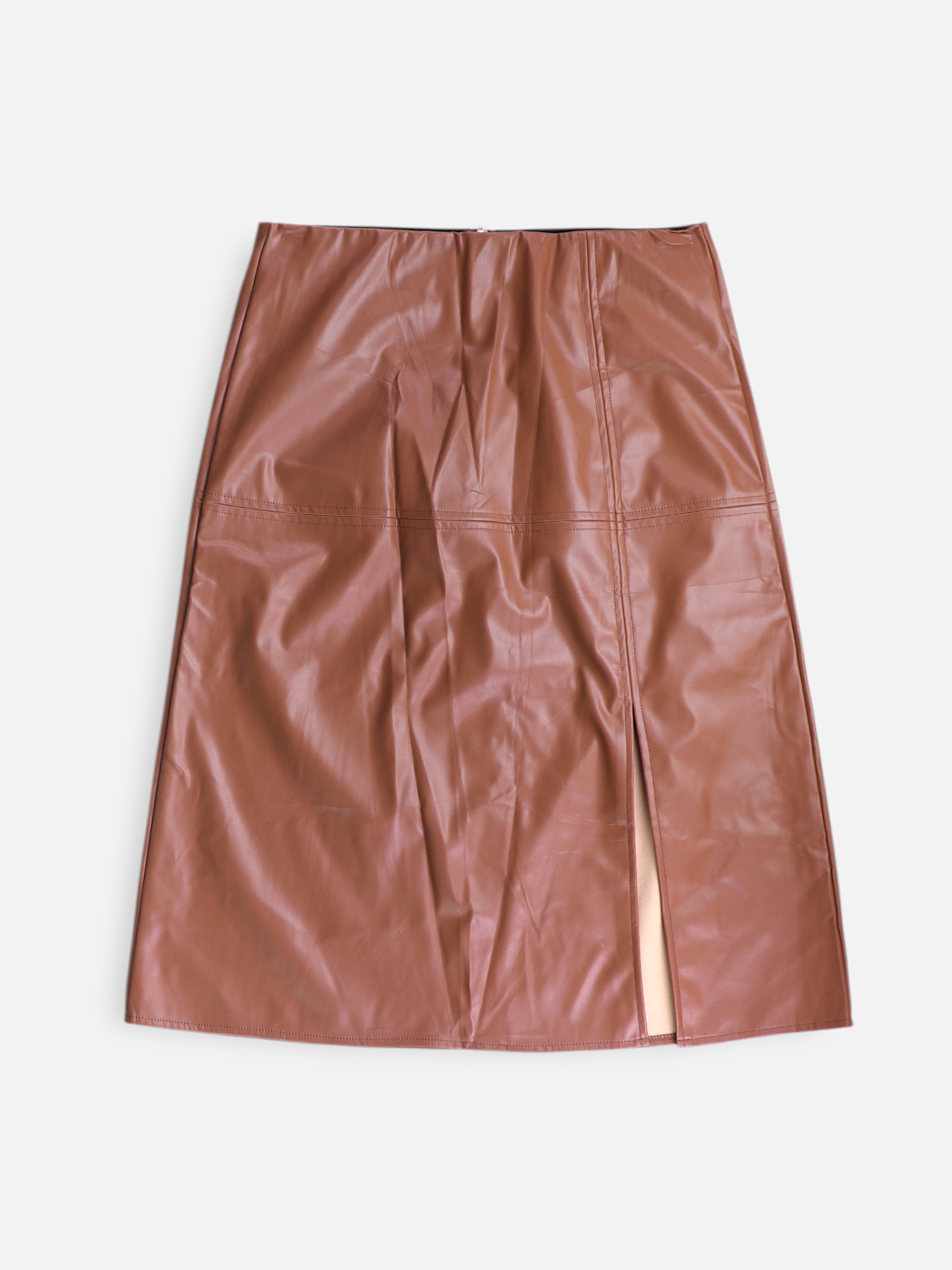Falda Cuero - Mujer - N/A