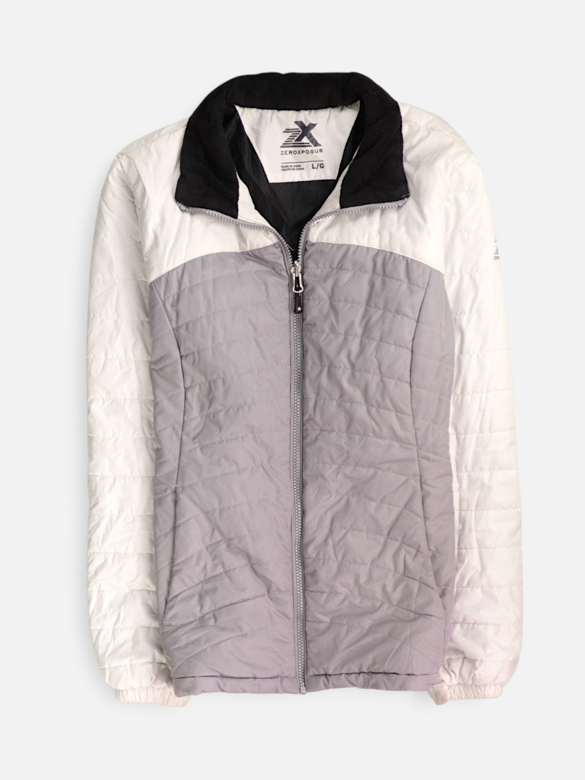 ZERO X POSUR Chaqueta Impermeable Color Block - Mujer - Large