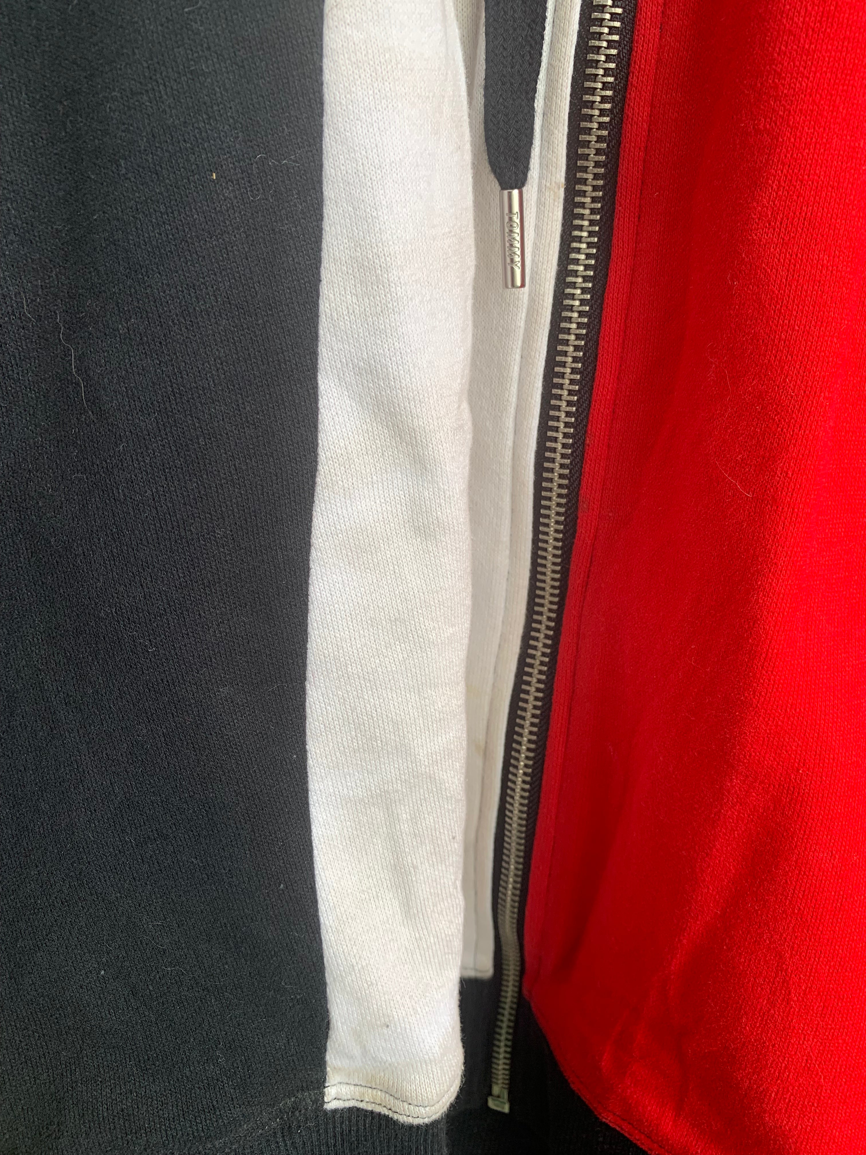 Tommy Hilfiger Sudadera Hoodie Color Block - Mujer - Large