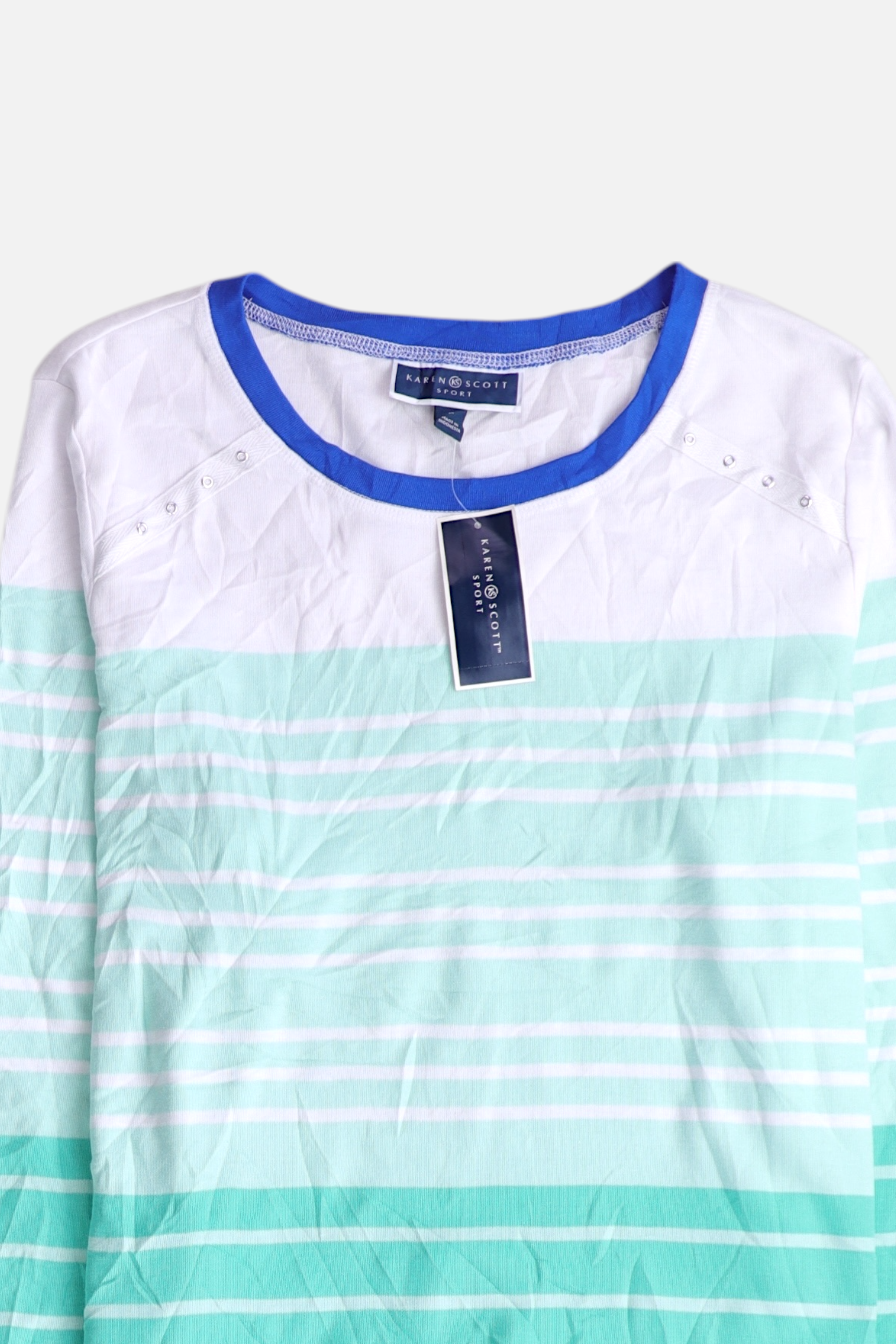KAREN SCOTT Blusa Color Block - Mujer - Large