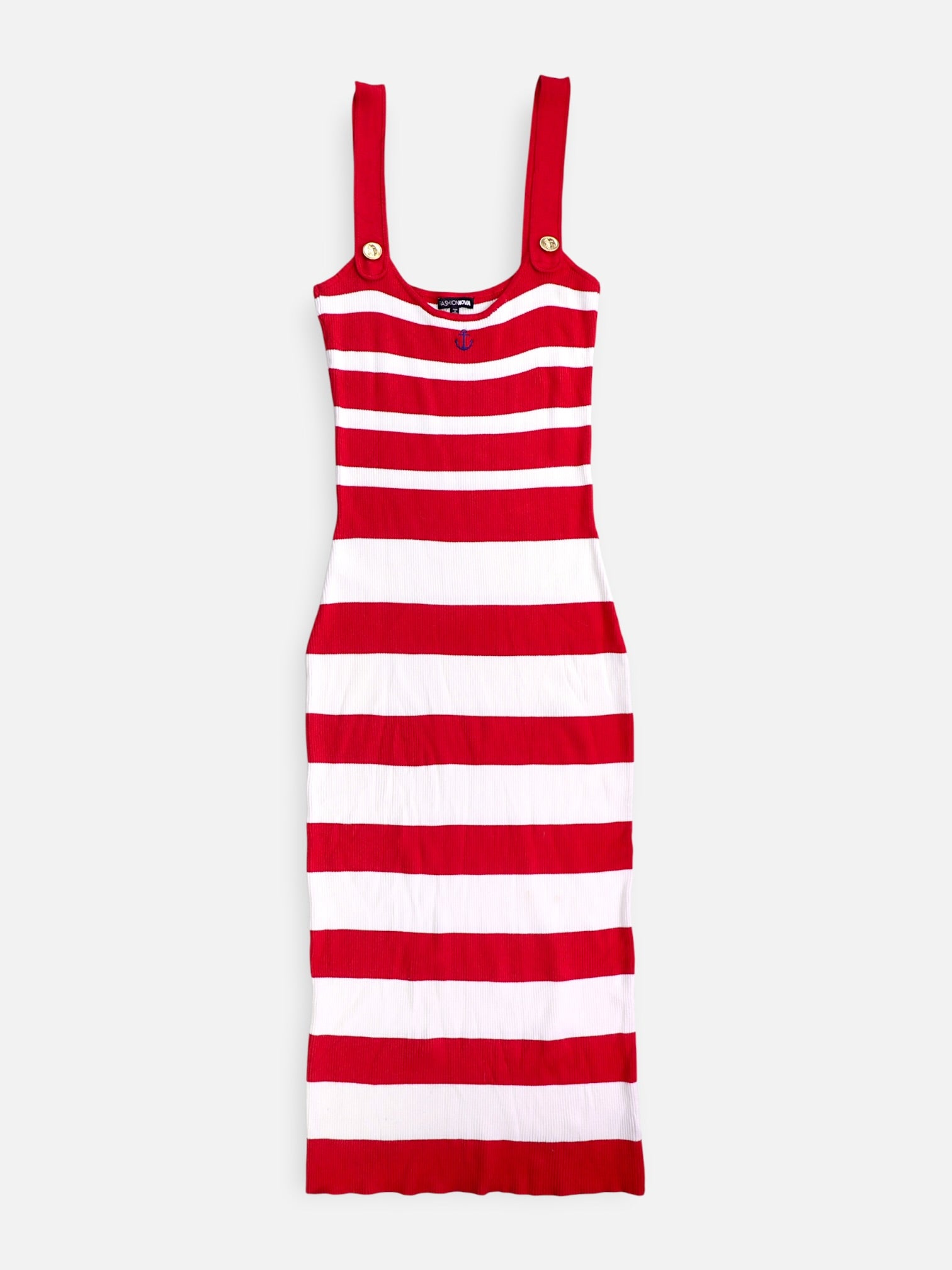 Fashionnova Vestido Stretch - Mujer - Large