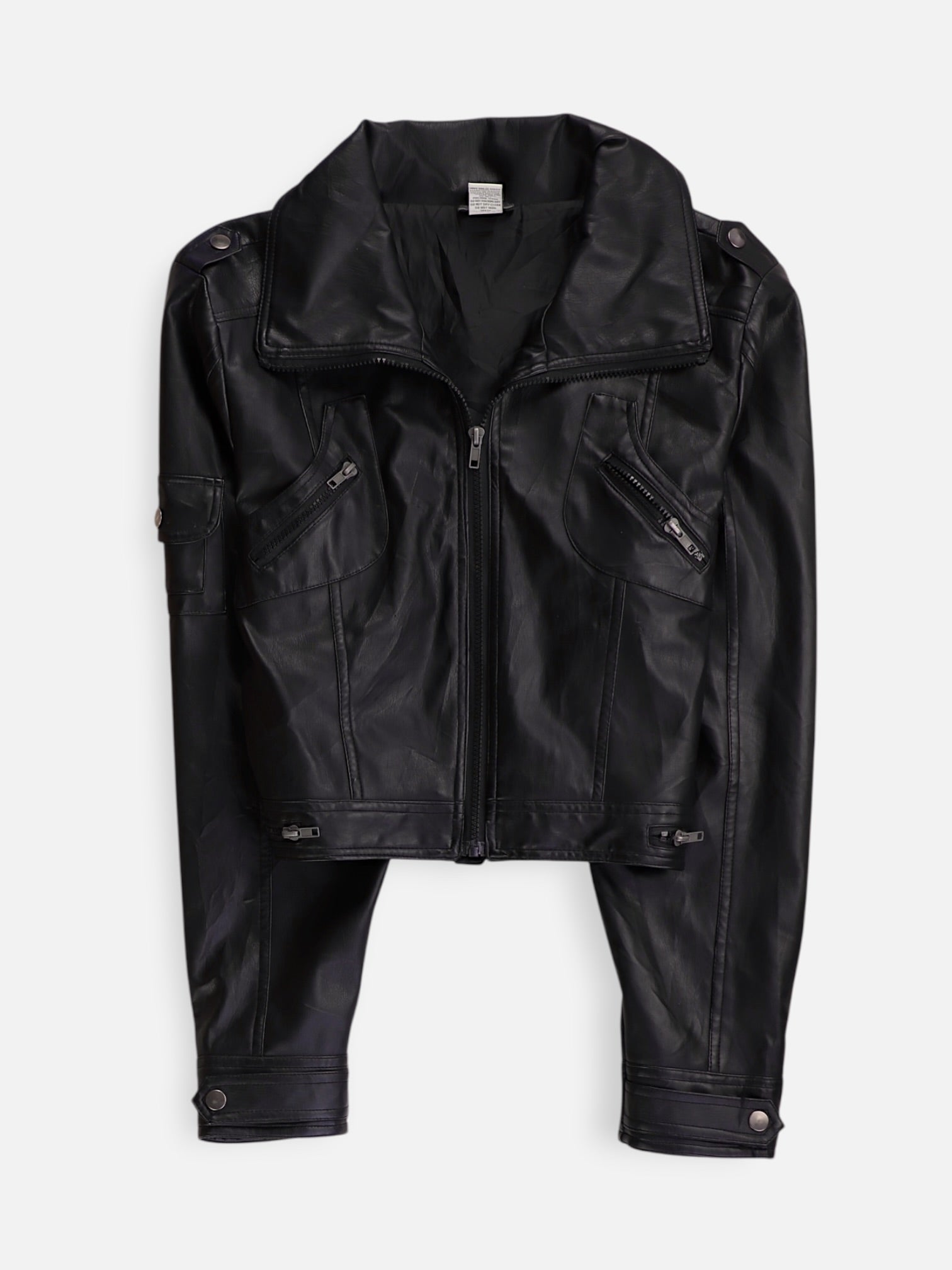 Chaqueta Cuero Basic - Mujer - XL