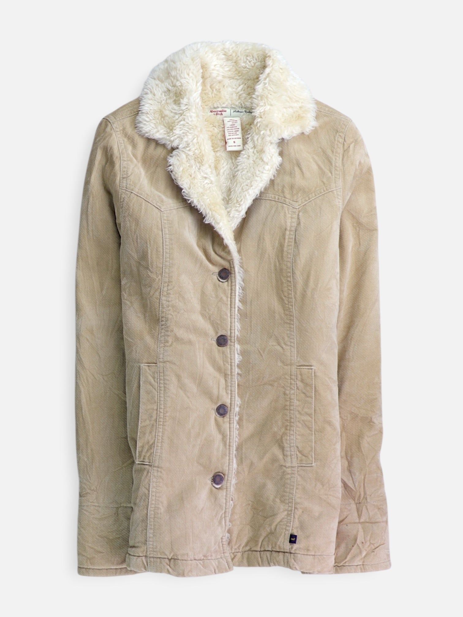 Abercrombie & Fitch Chaqueta Casual Basic - Mujer - Small