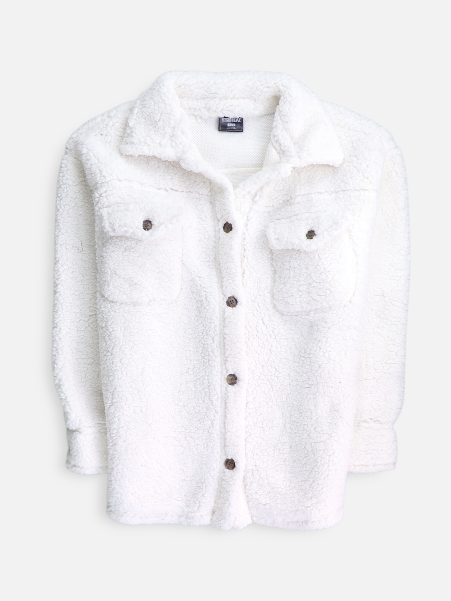 32 HEAT COOL Chaqueta Sobrecamisa Teddy - Mujer - XS