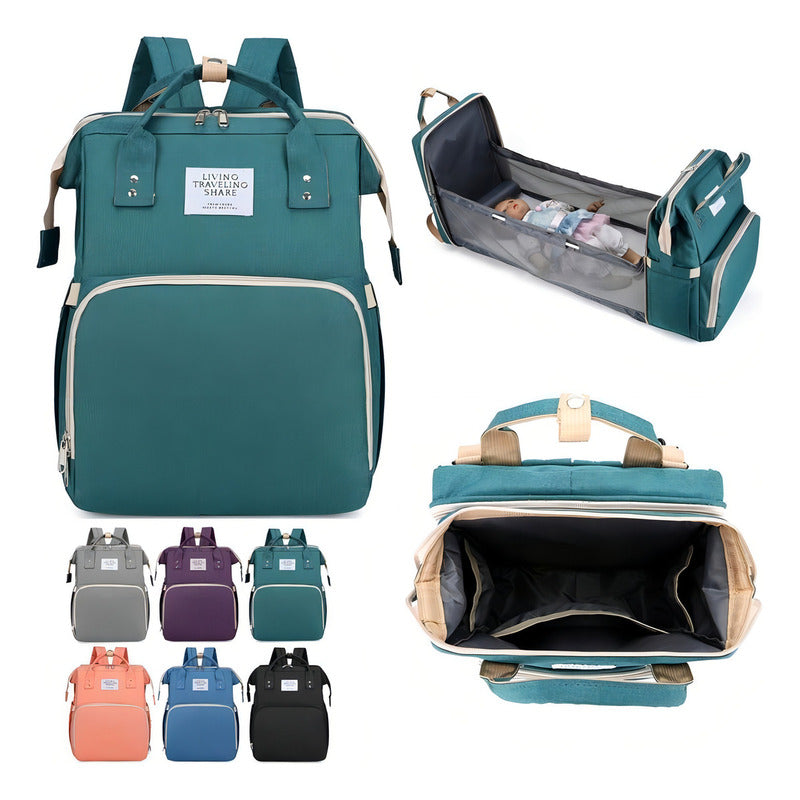 Pañalera multifuncional convertible - Unisex - Talla Única (One Size)