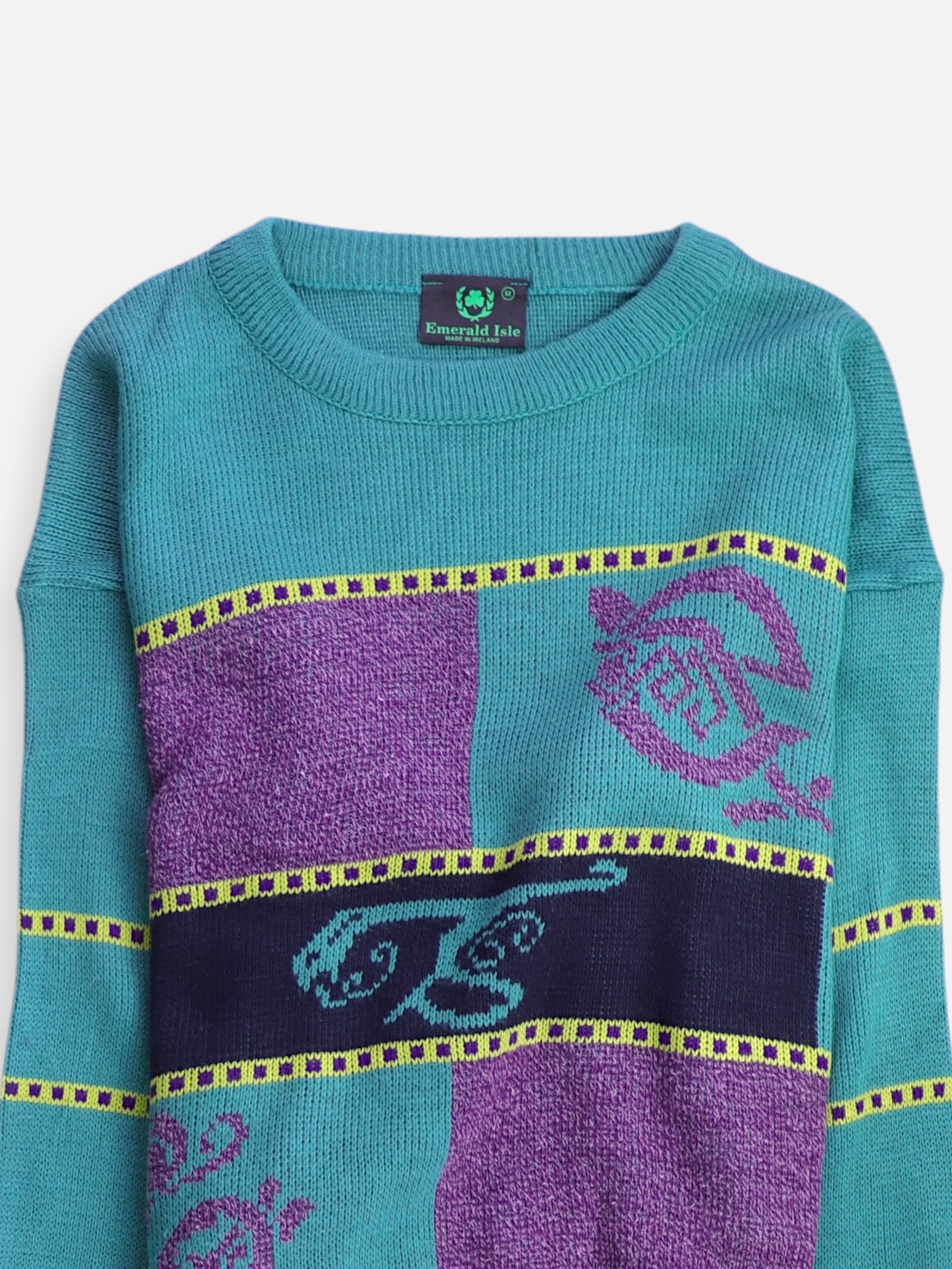 Sueter Knit Color Block - Hombre - Medium