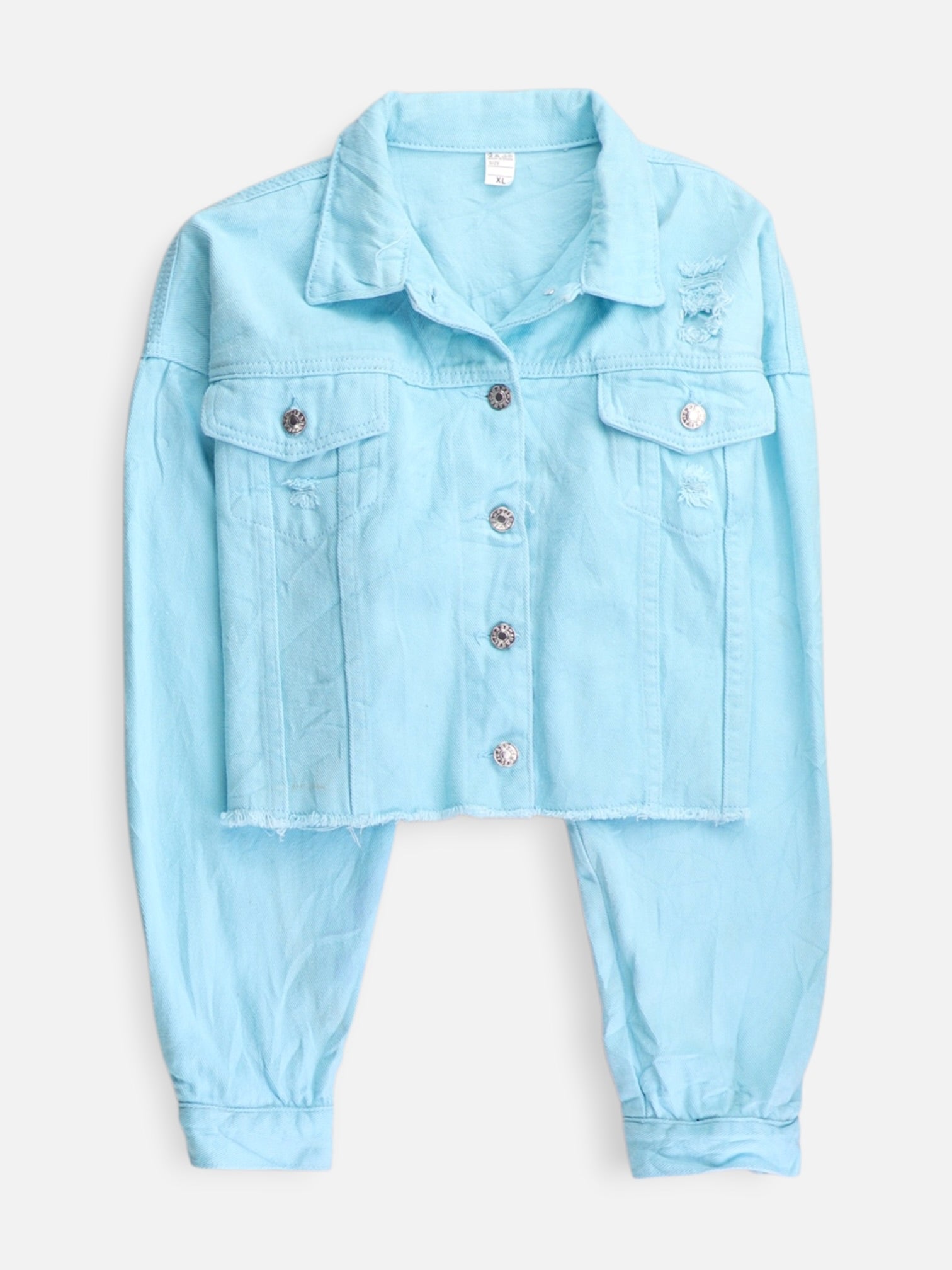 Chaqueta Denim Crop Top - Mujer - XL