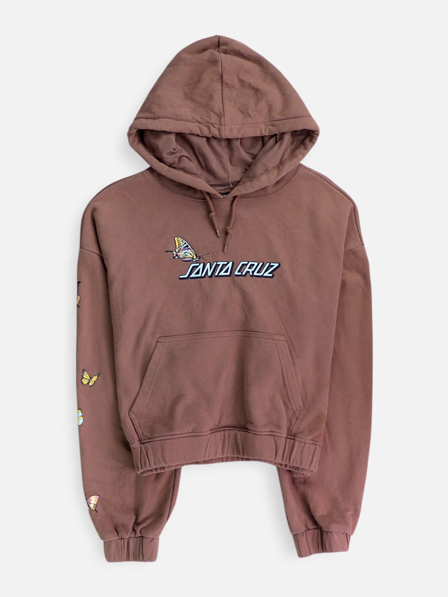 Sudadera Hoodie Crop Top - Mujer - Medium