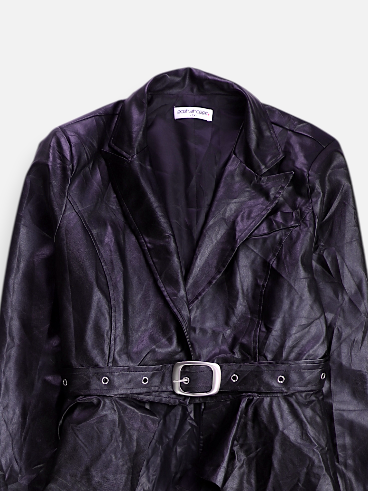 Abrigo Casual Cuero - Mujer - XL