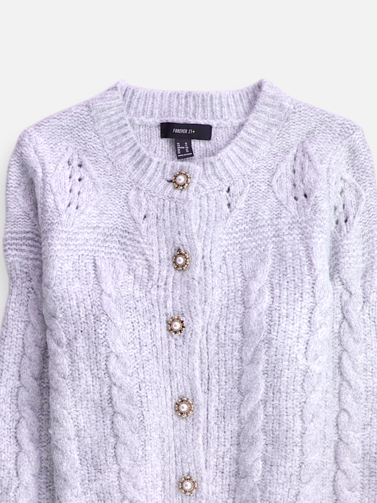 Forever 21 Sueter Cardigan Casual - Mujer - XL